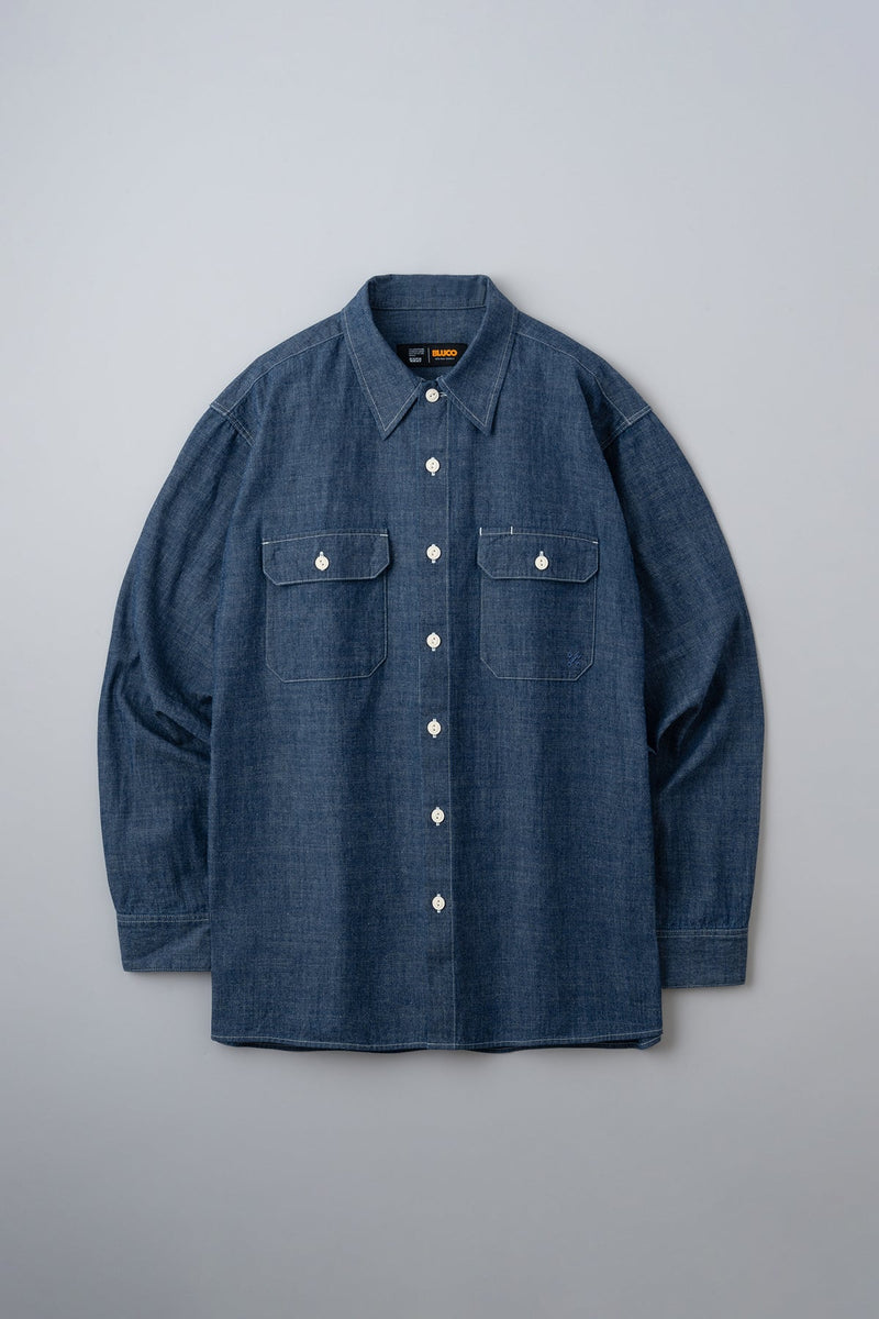 シャンブレーワークシャツ L/S
