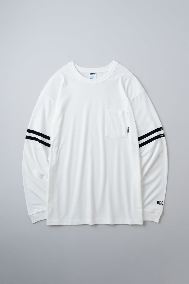 ドライコットン ポケットTシャツ L/S -Line-