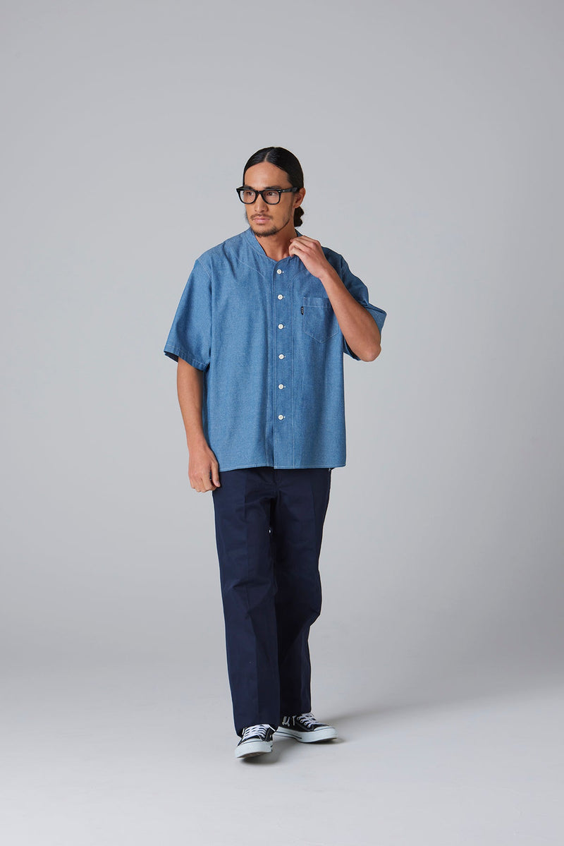 シャンブレーワークシャツ S/S