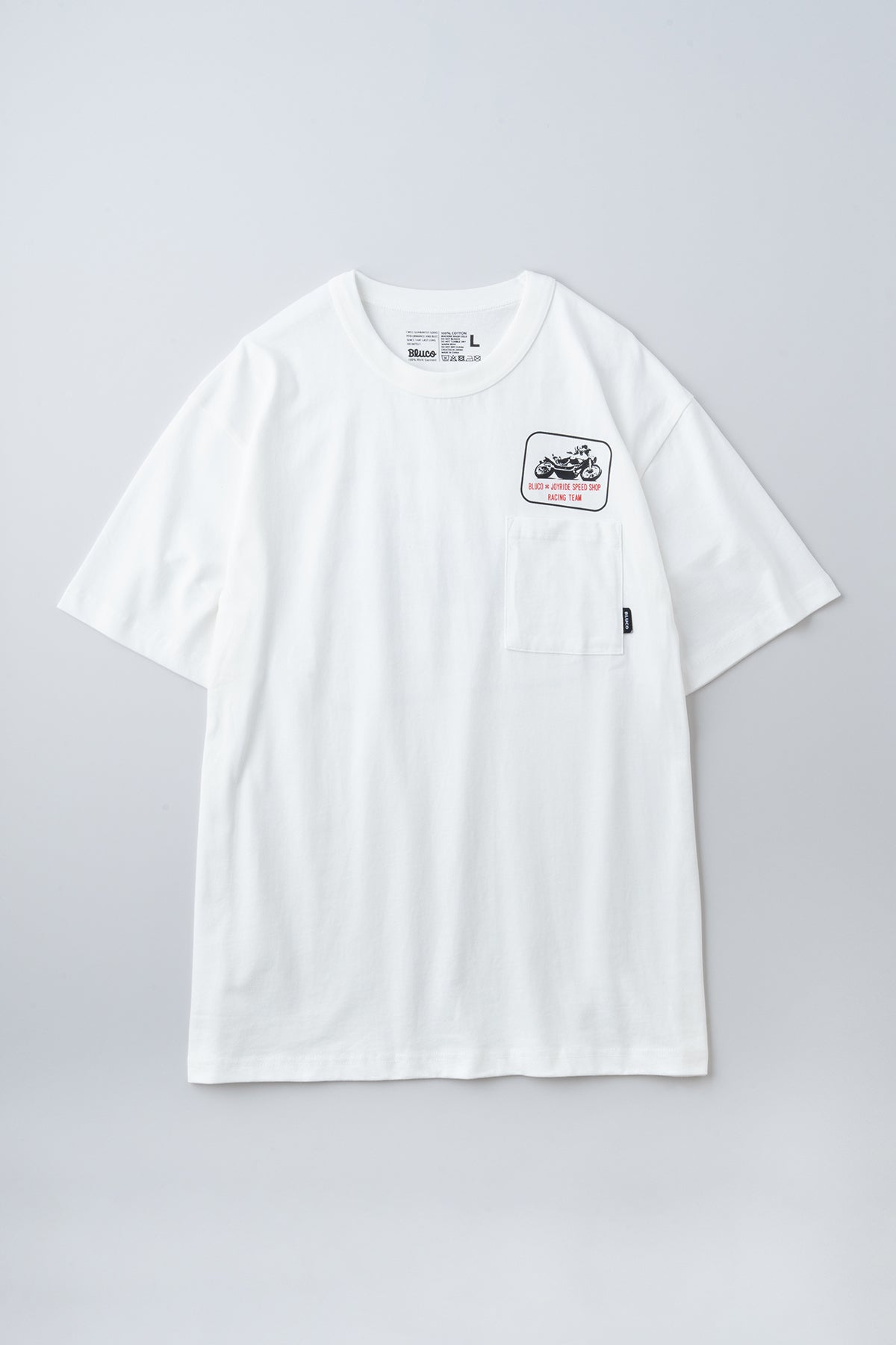 (JOYRIDE SPEED SHOP×BLUCO) ポケットTシャツ -Racing-