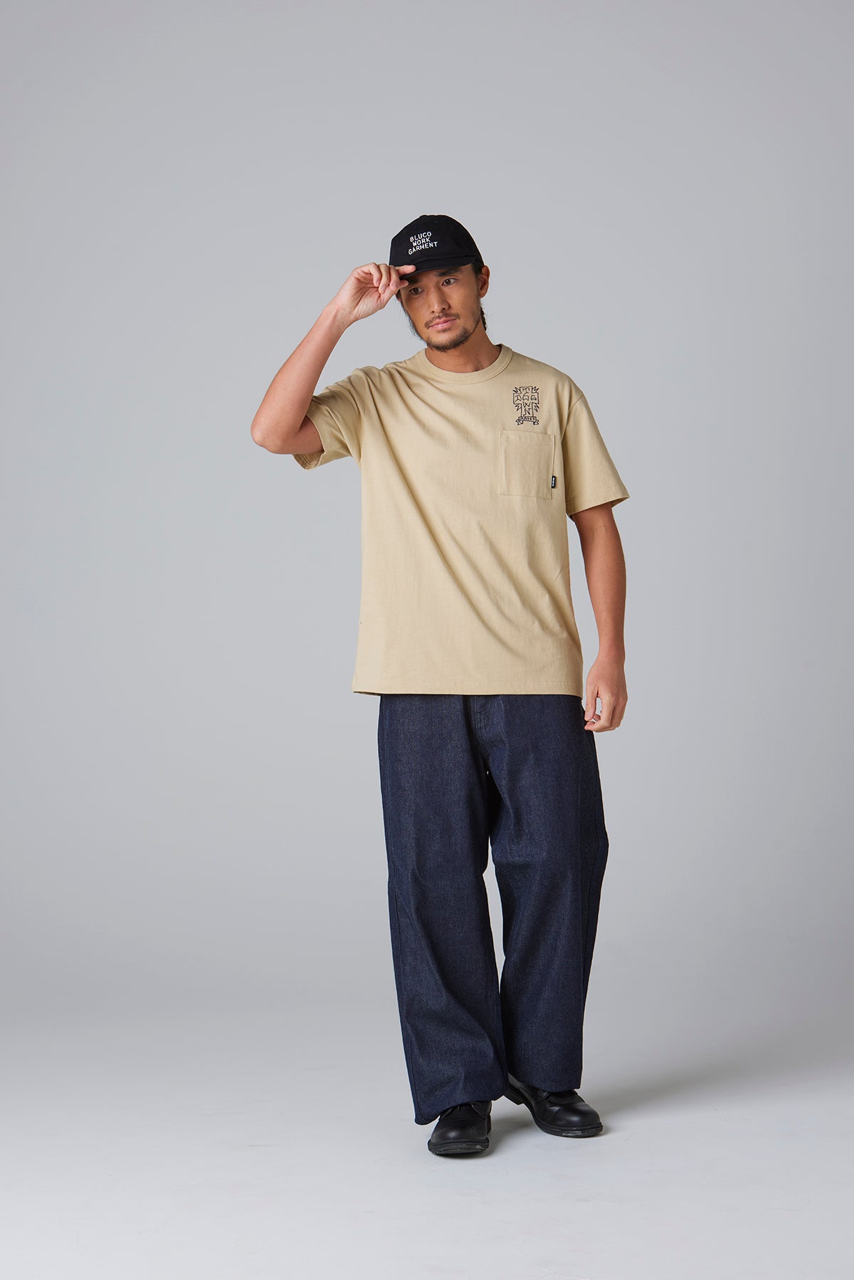 (DOGTOWN×BLUCO) ポケットTシャツ -Gonz-