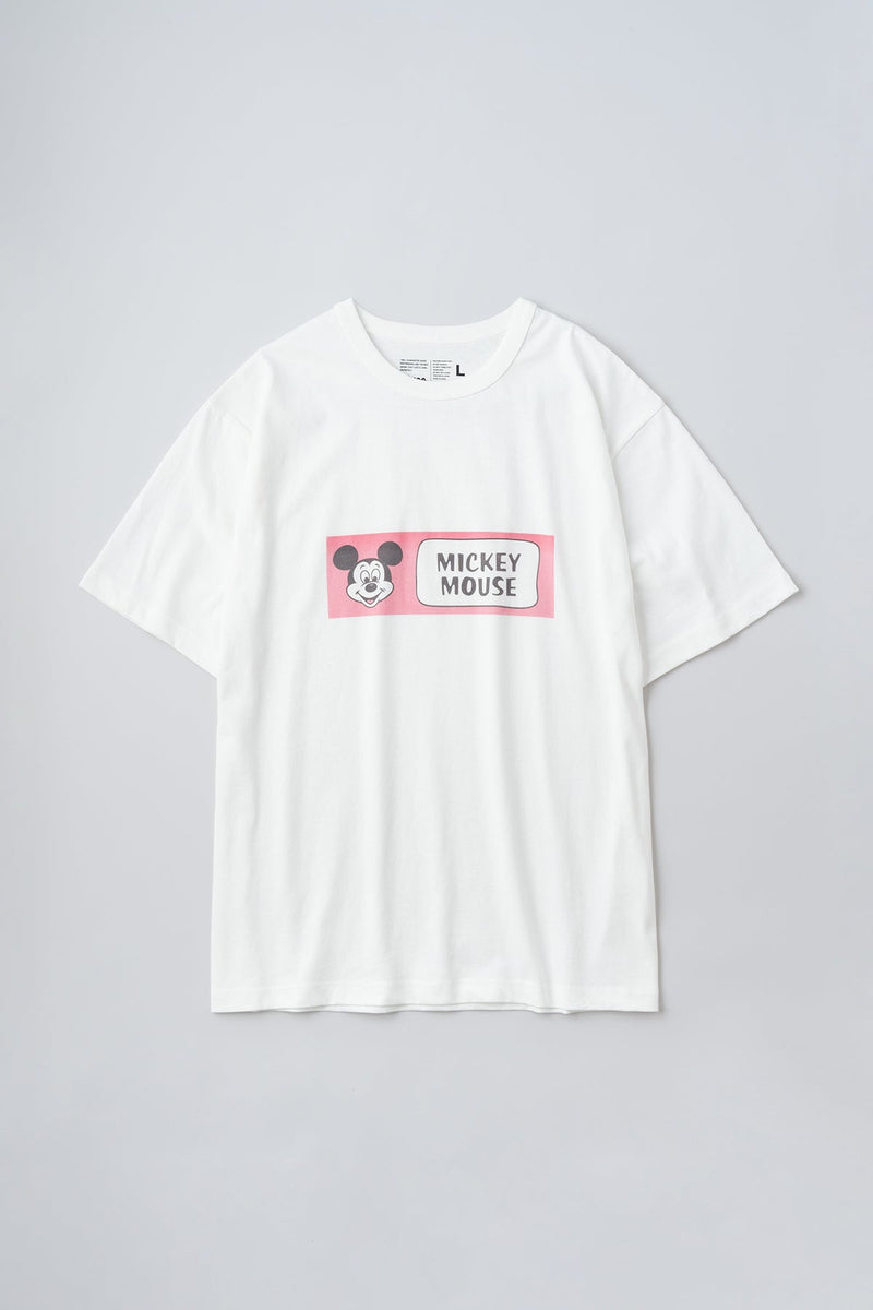 (DISNEY×BLUCO) プリントTシャツ ”Mickey Mouse"