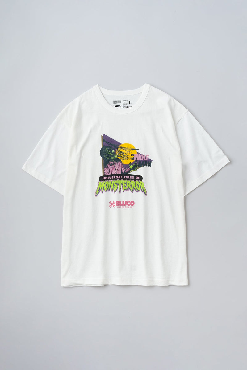 (MONSTERS×BLUCO) プリントTシャツ "The Wolf Man"