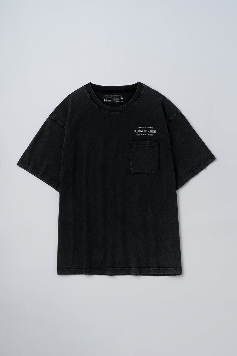 ピグメントポケットTシャツ -Ticket-