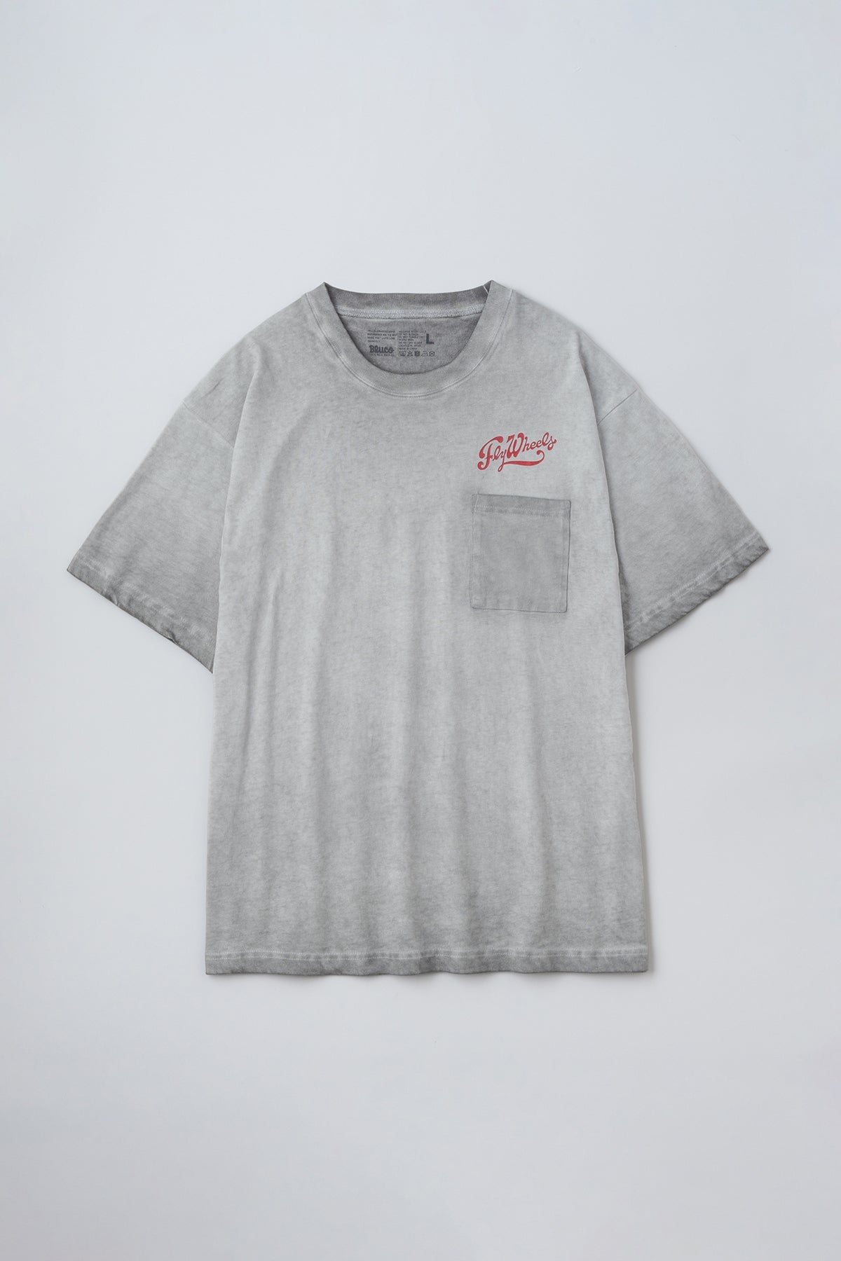 (Fly Wheels×BLUCO) ピグメントポケットTシャツ