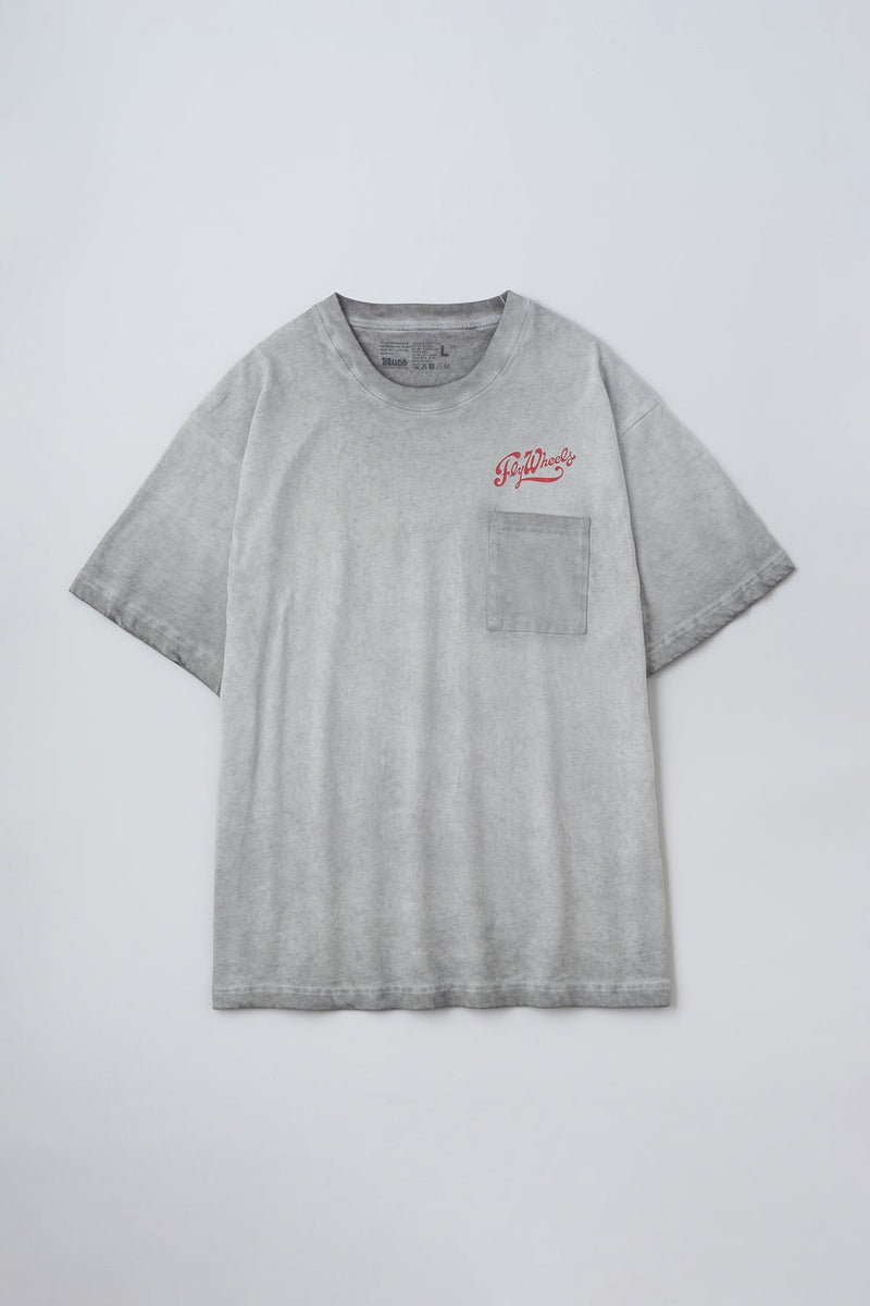 (Fly Wheels×BLUCO) ピグメントポケットTシャツ