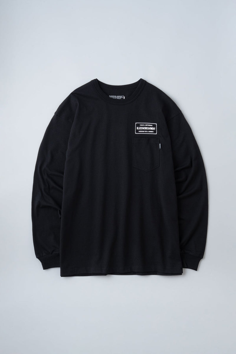 ポケット L/S Tシャツ -Ticket-