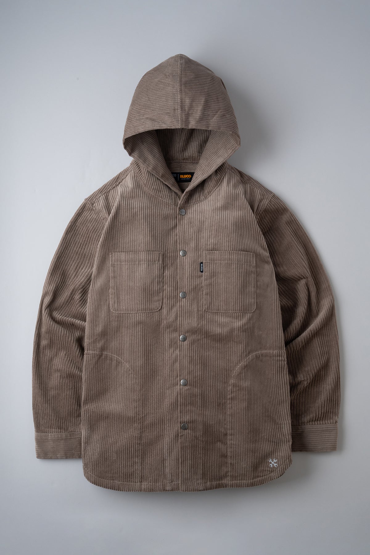CORDUROY HOODED SHIRT