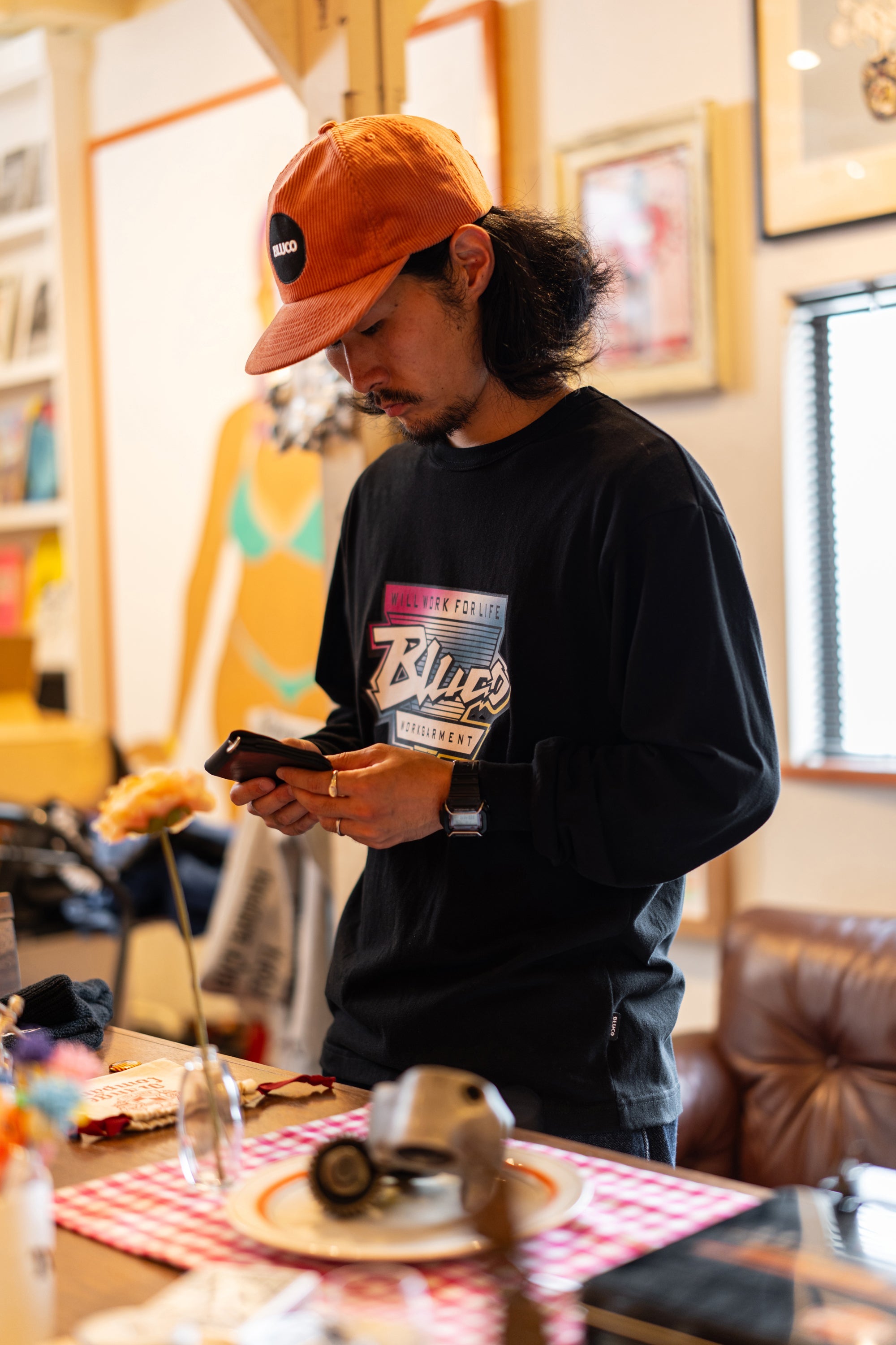 プリント L/S Tシャツ -Try-