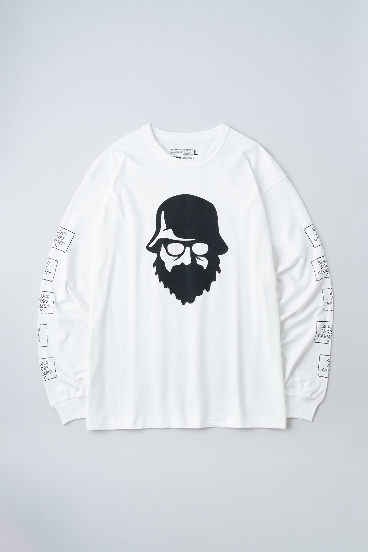 プリント L/S Tシャツ -Mr-