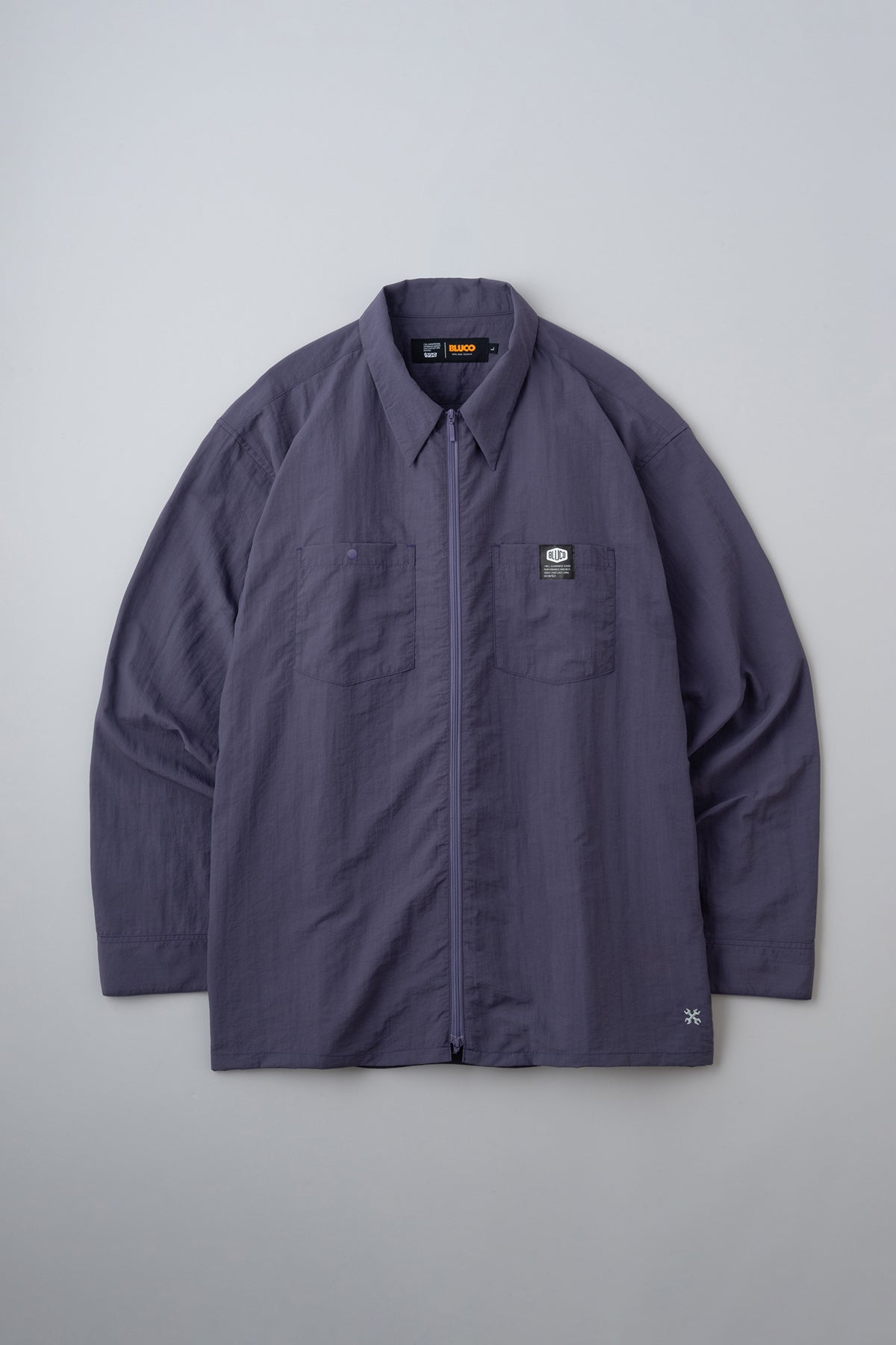 ナイロンフルジップシャツ