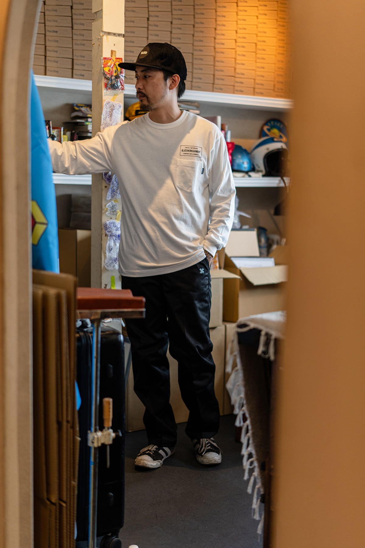 ポケット L/S Tシャツ -Ticket-