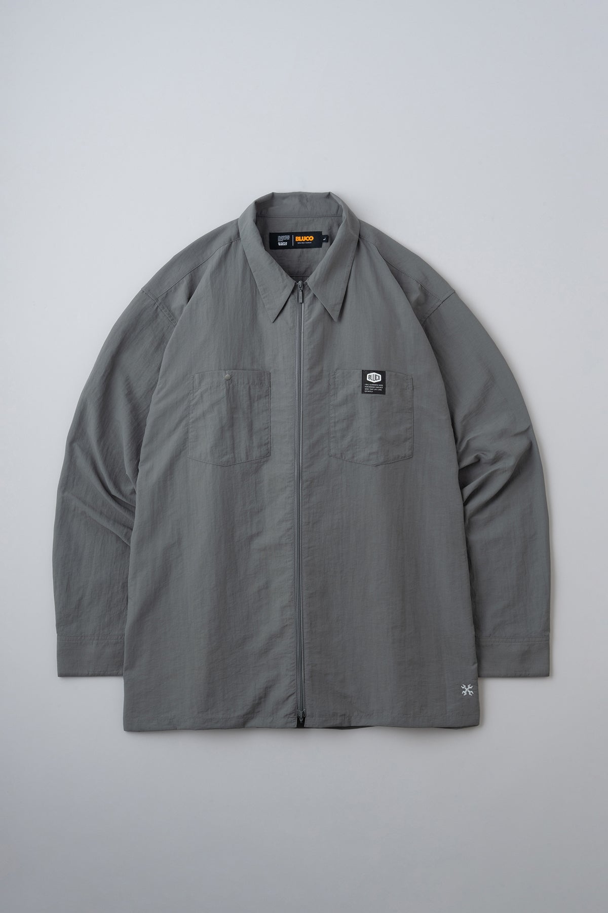 ナイロンフルジップシャツ