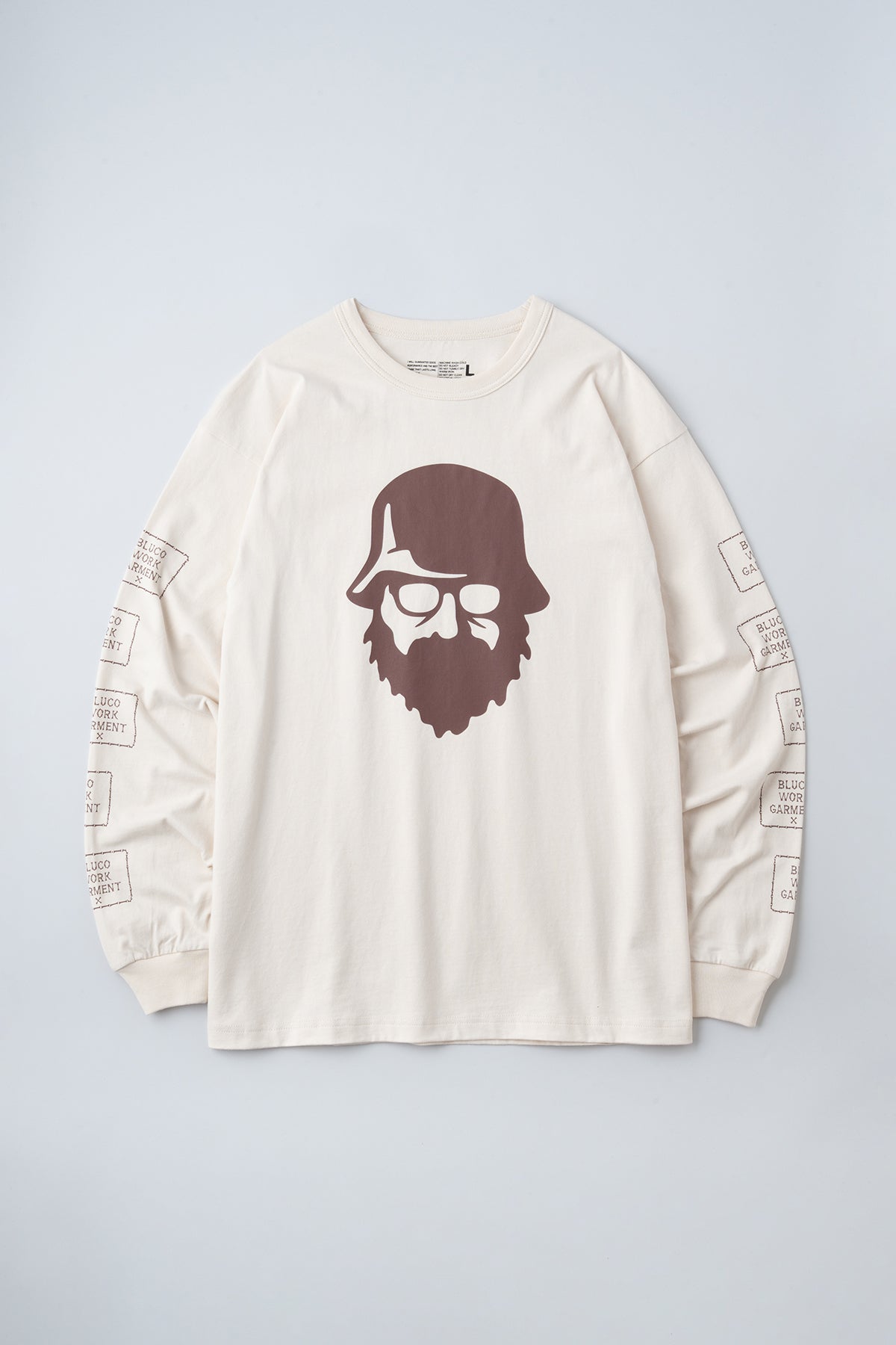 プリント L/S Tシャツ -Mr-