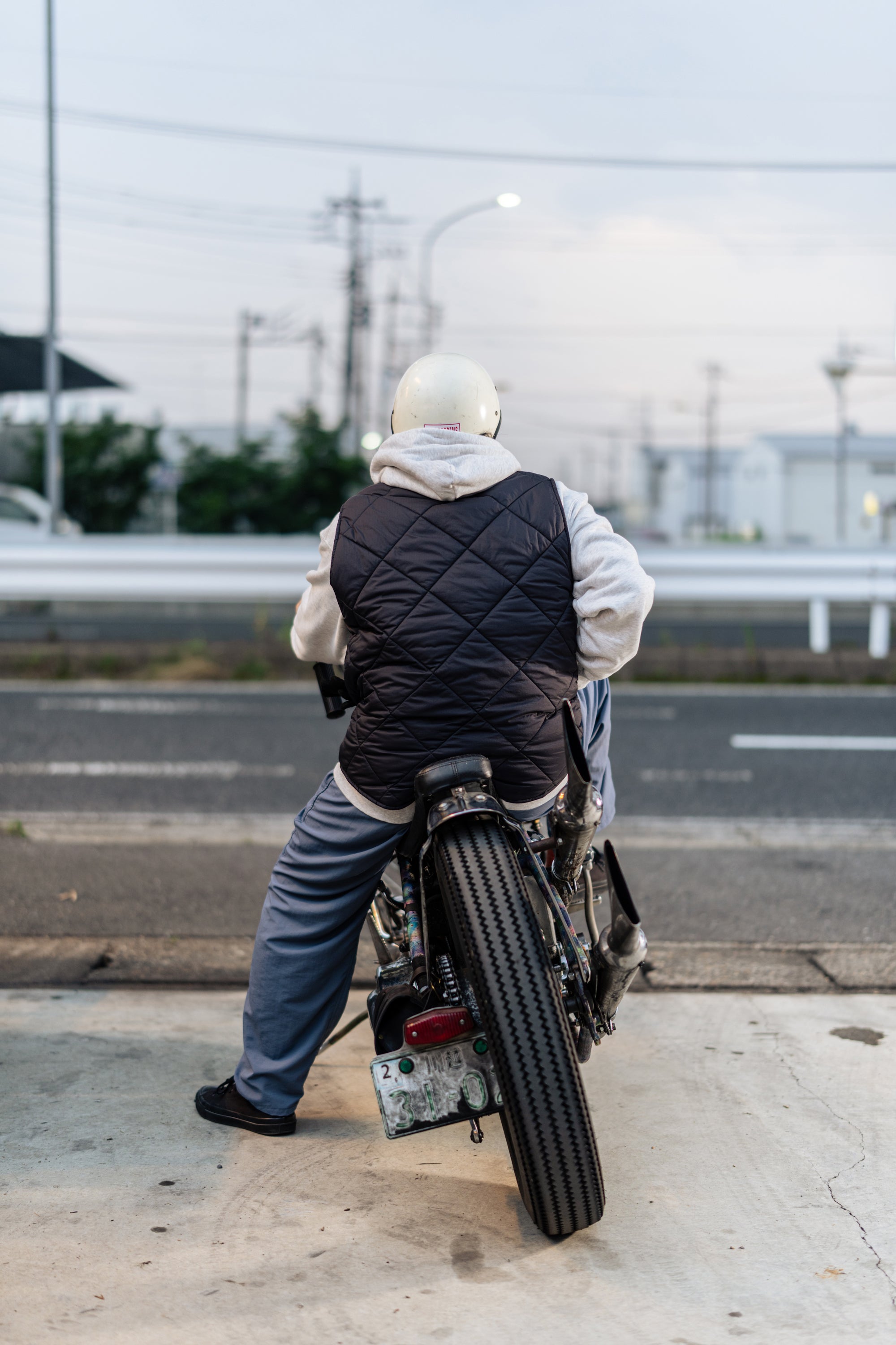 ナイロンタッサー イージーワイドパンツ