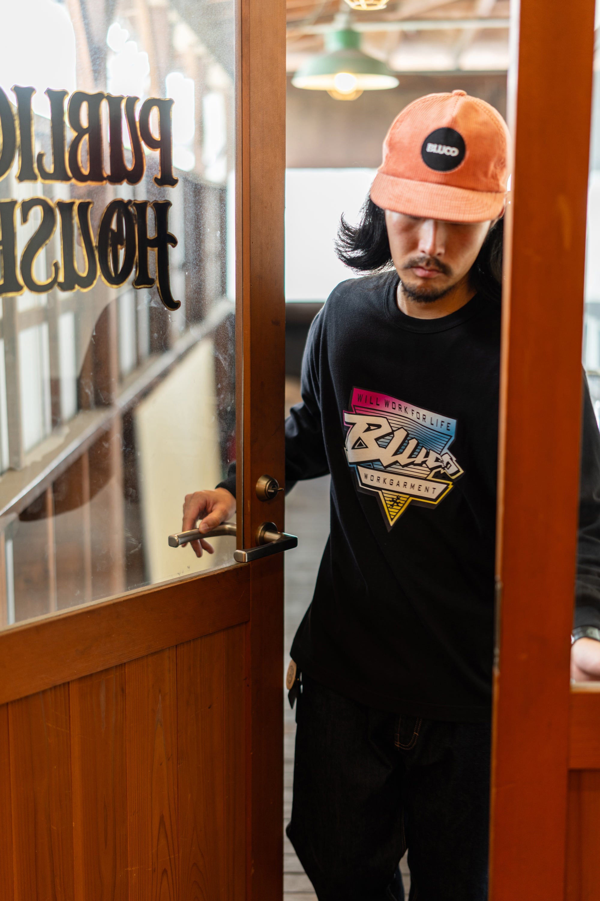 プリント L/S Tシャツ -Try-
