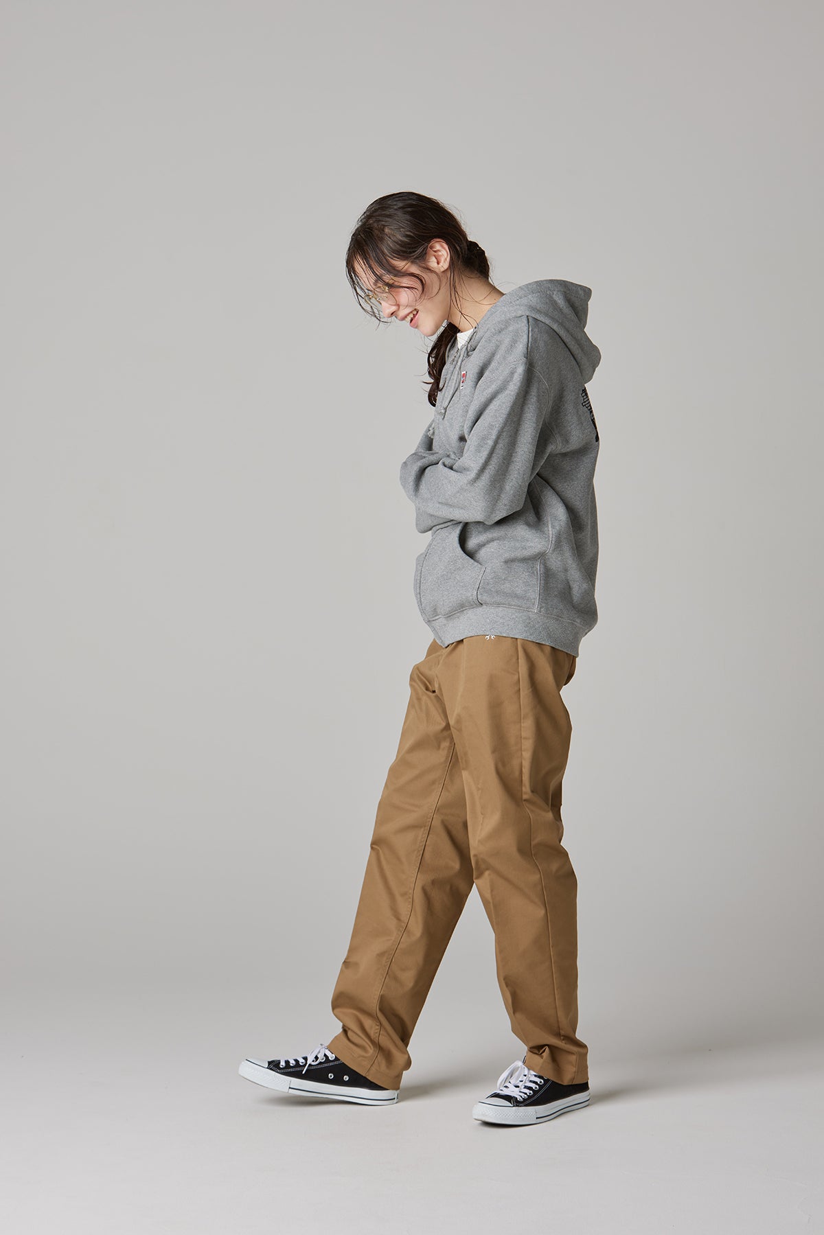 HEAVY PILE  SWEAT ZIP HOODIE -Truck-