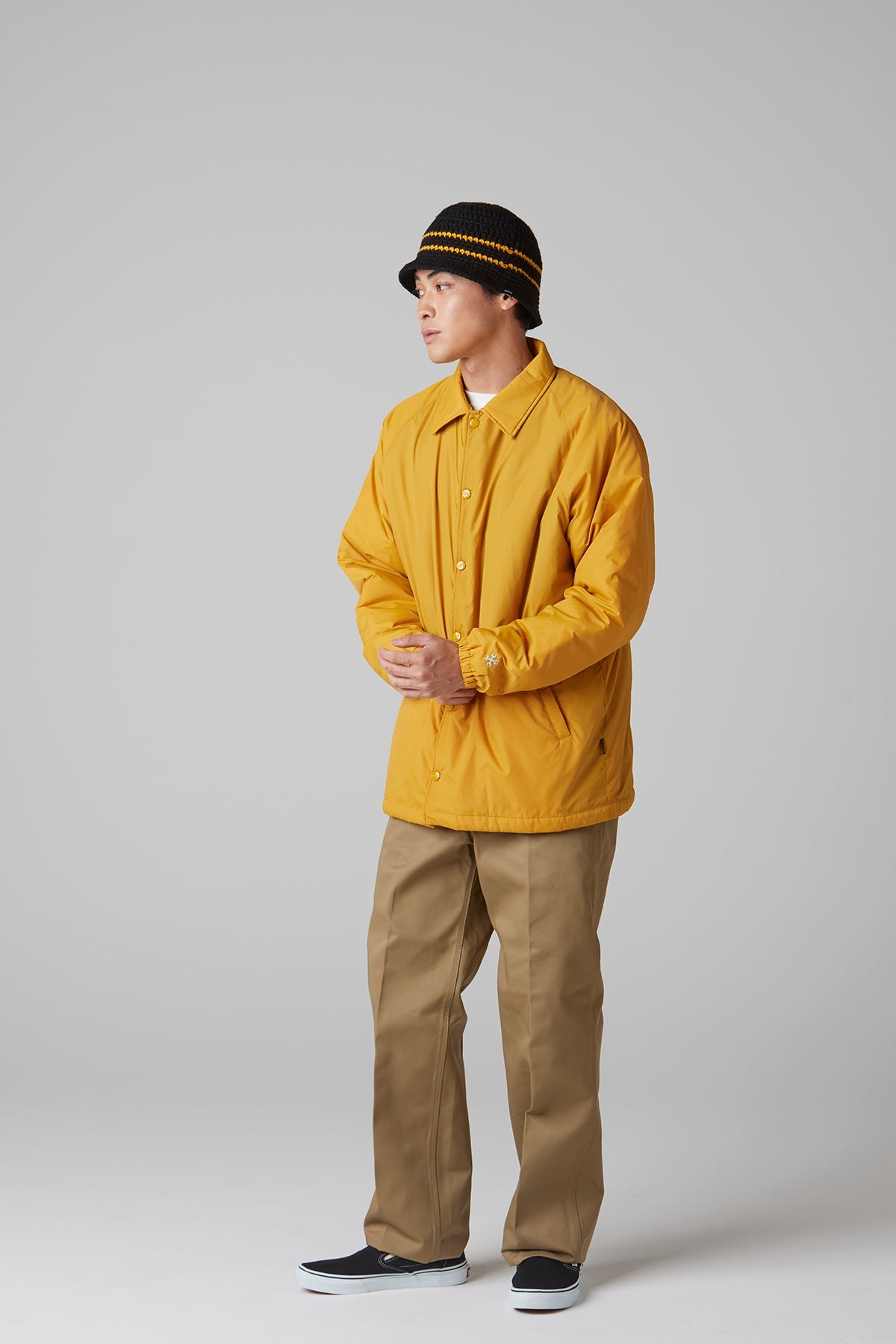 NYLON COACH JACKET -BOA LINING-