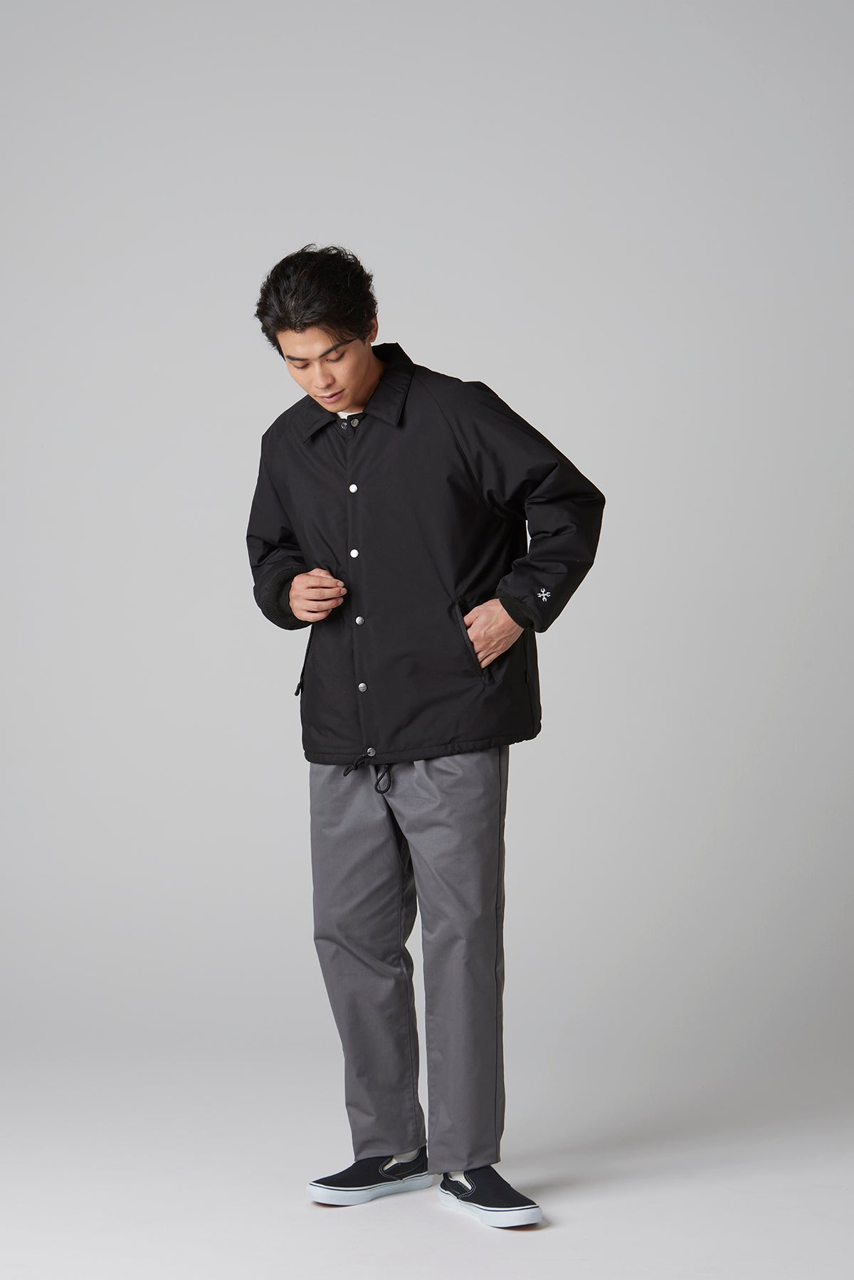 T/C COACH JACKET -QUILTING LINING-