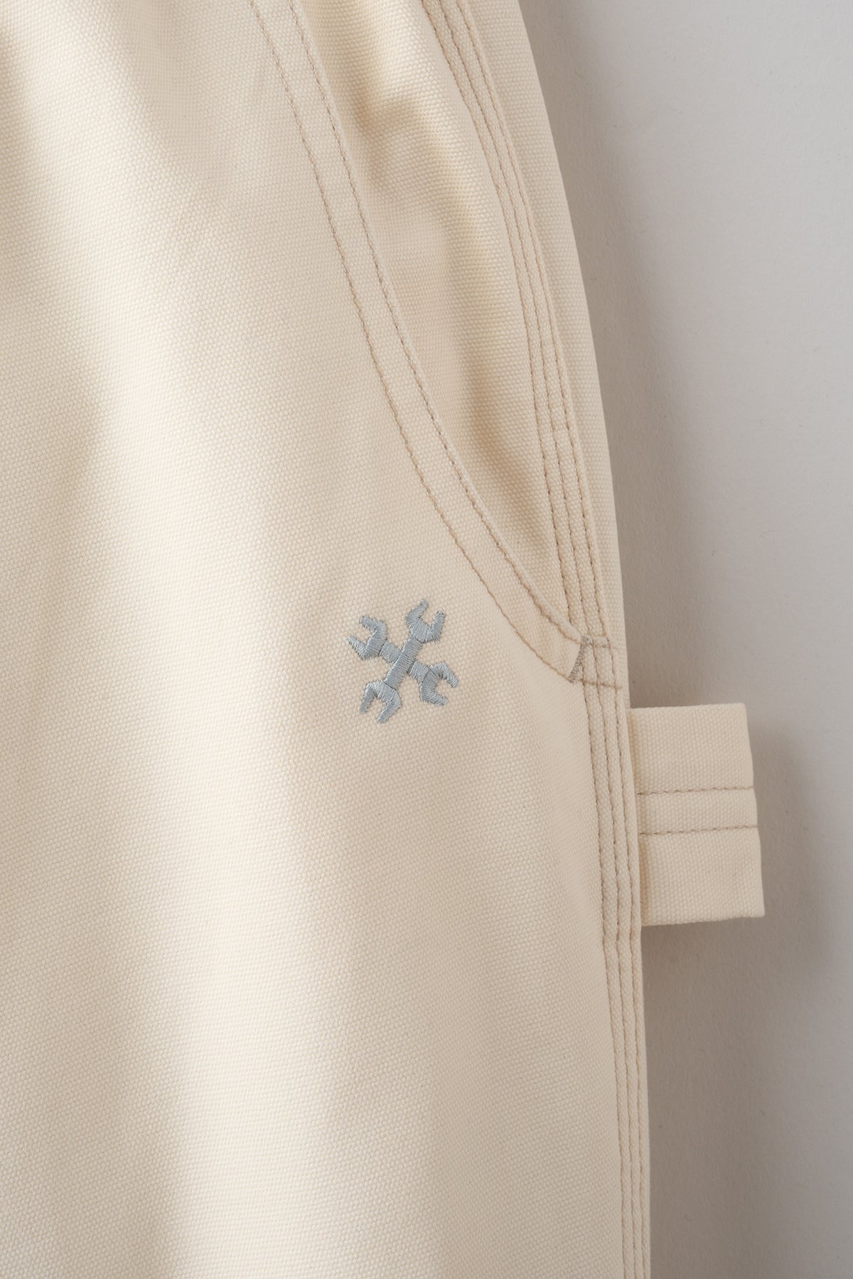 LIGHT CANVAS PAINTER SHORTS