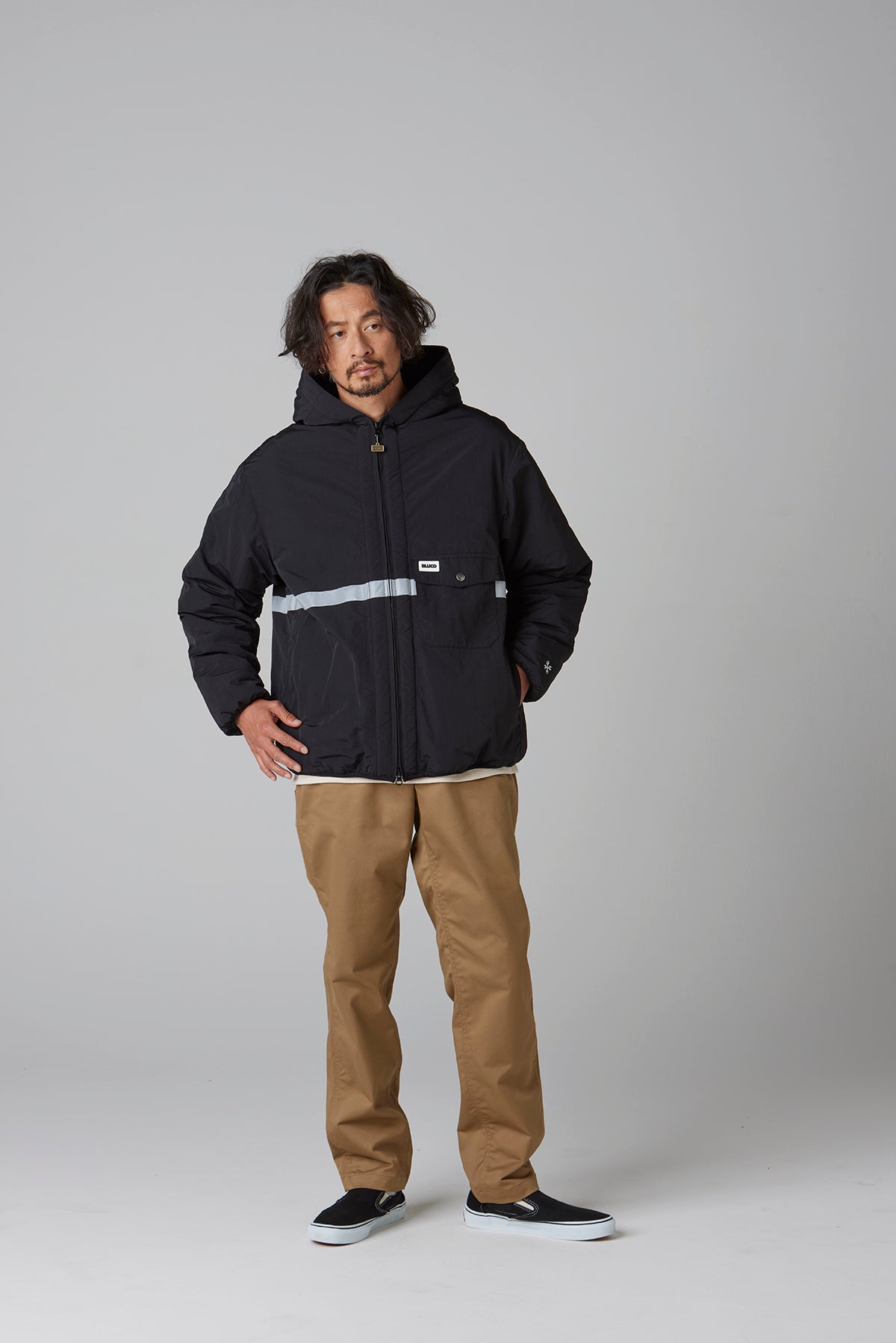 HOODED REFLECTOR JACKET