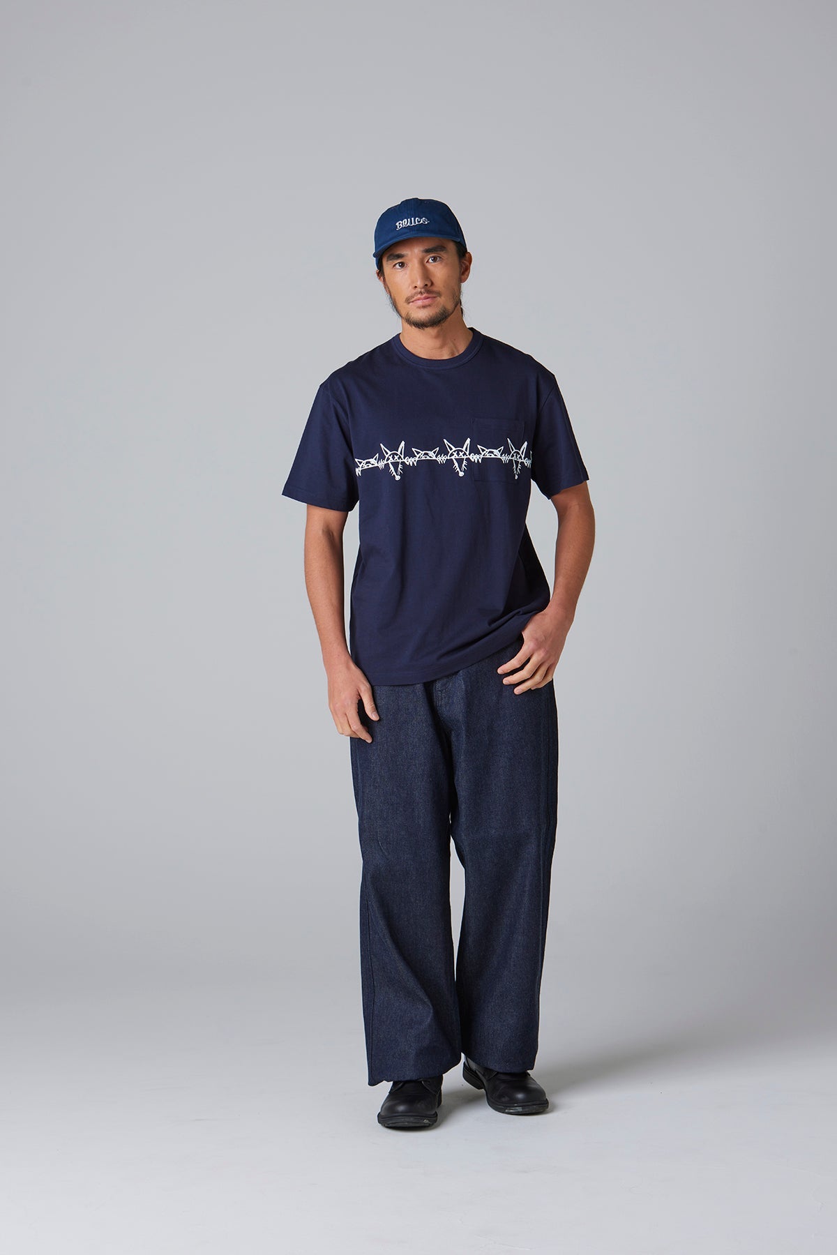 (DOGTOWN×BLUCO) ポケットTシャツ -Rat&Pig-