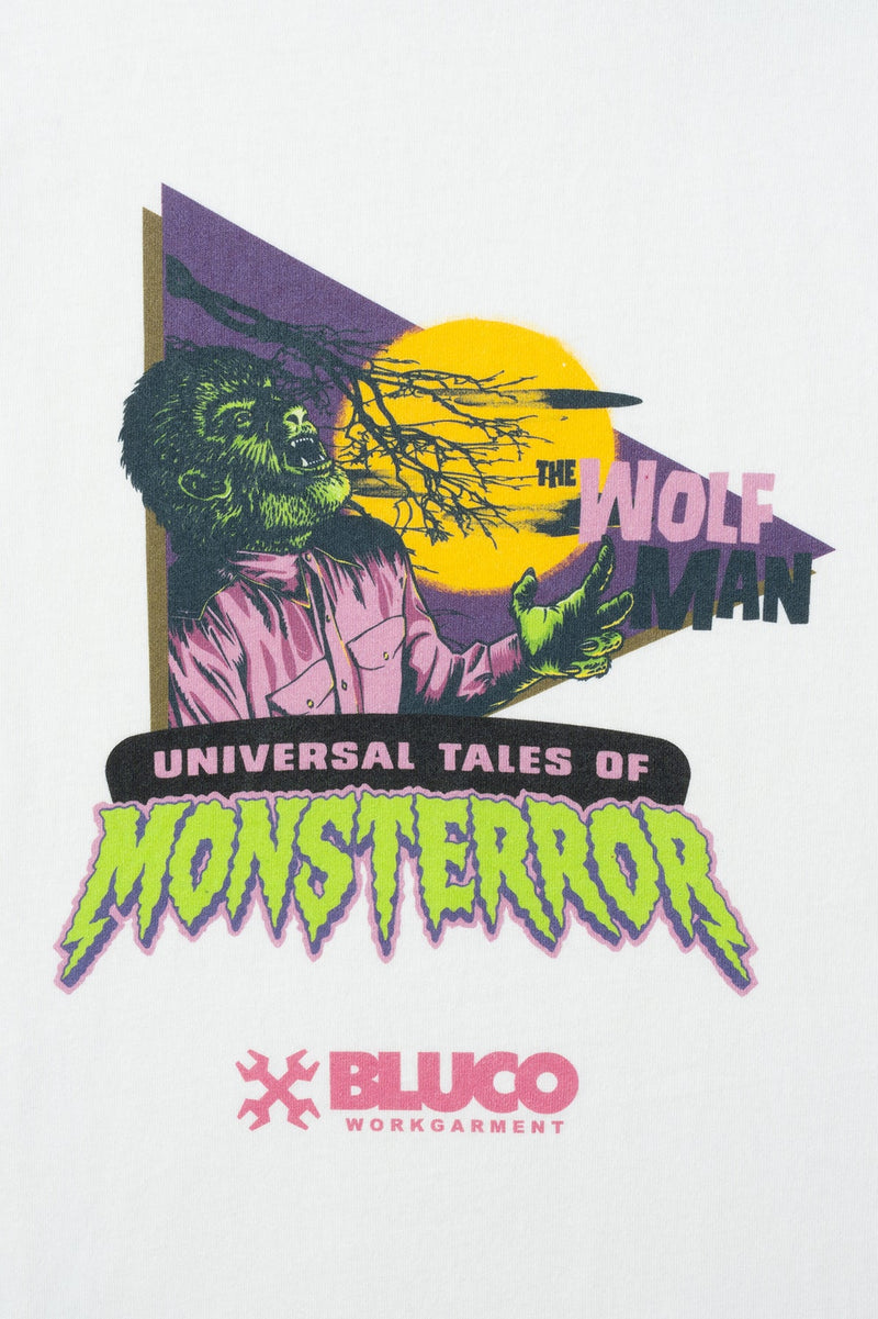 (MONSTERS×BLUCO) プリントTシャツ "The Wolf Man"