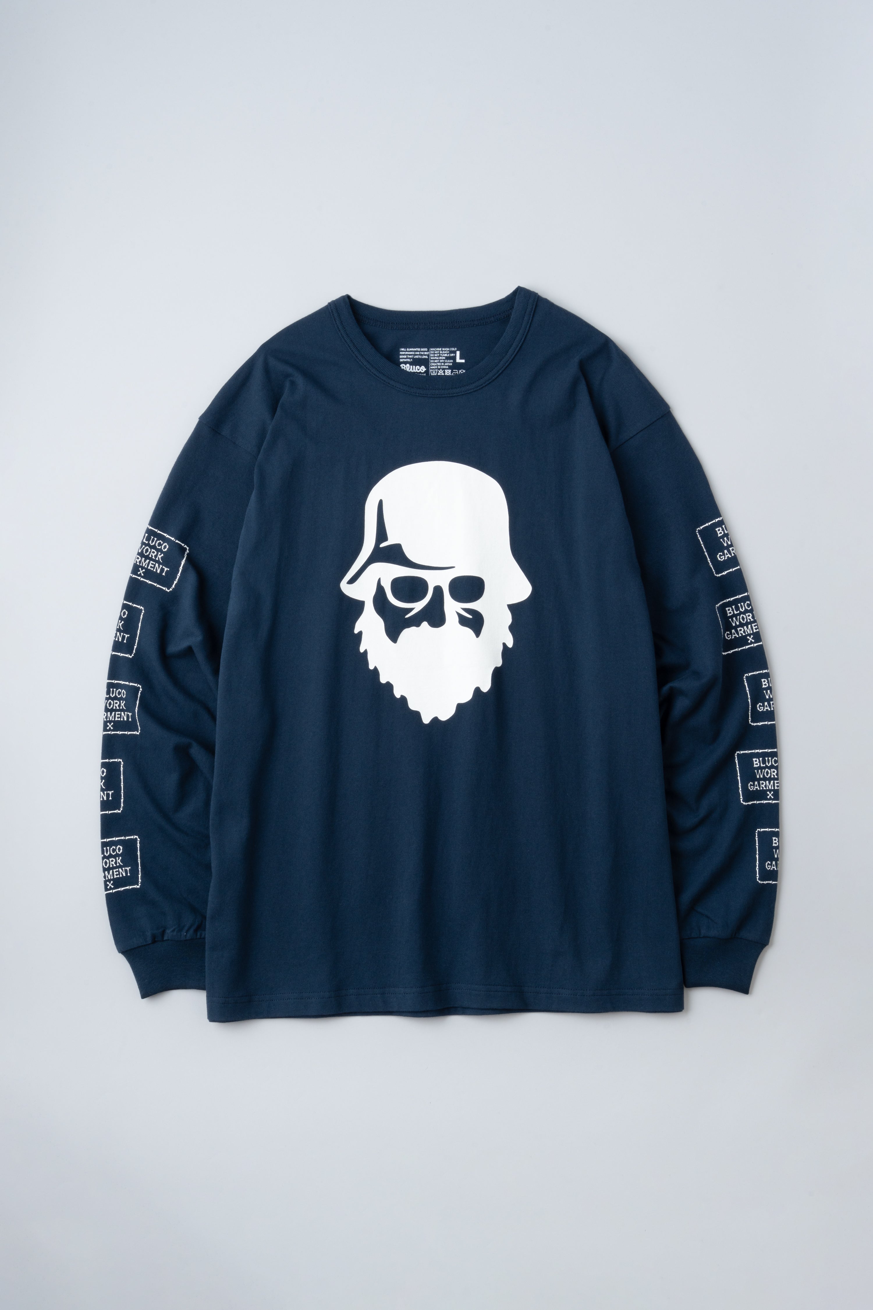 プリント L/S Tシャツ -Mr-