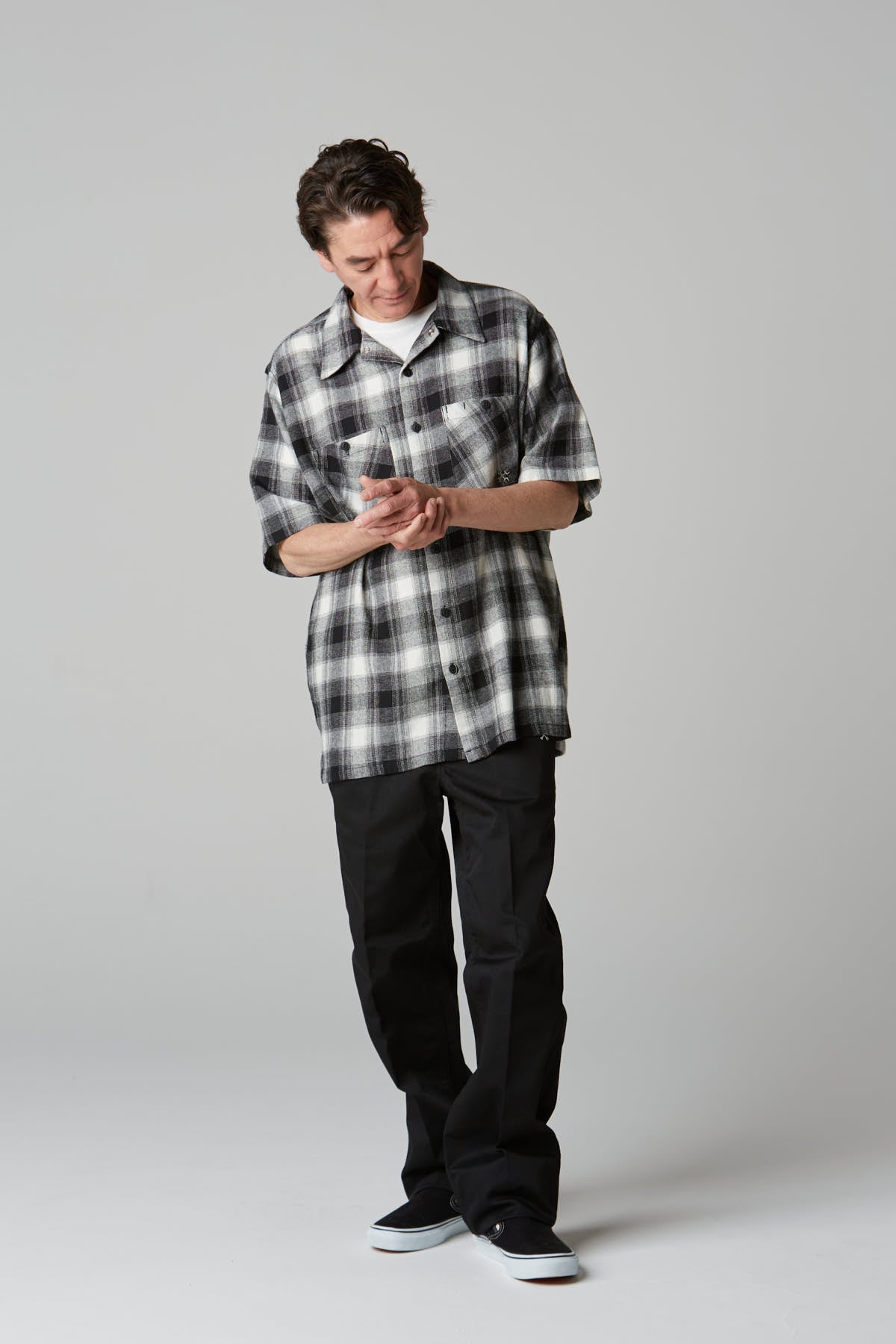 OMBRE WORK SHIRT S/S 