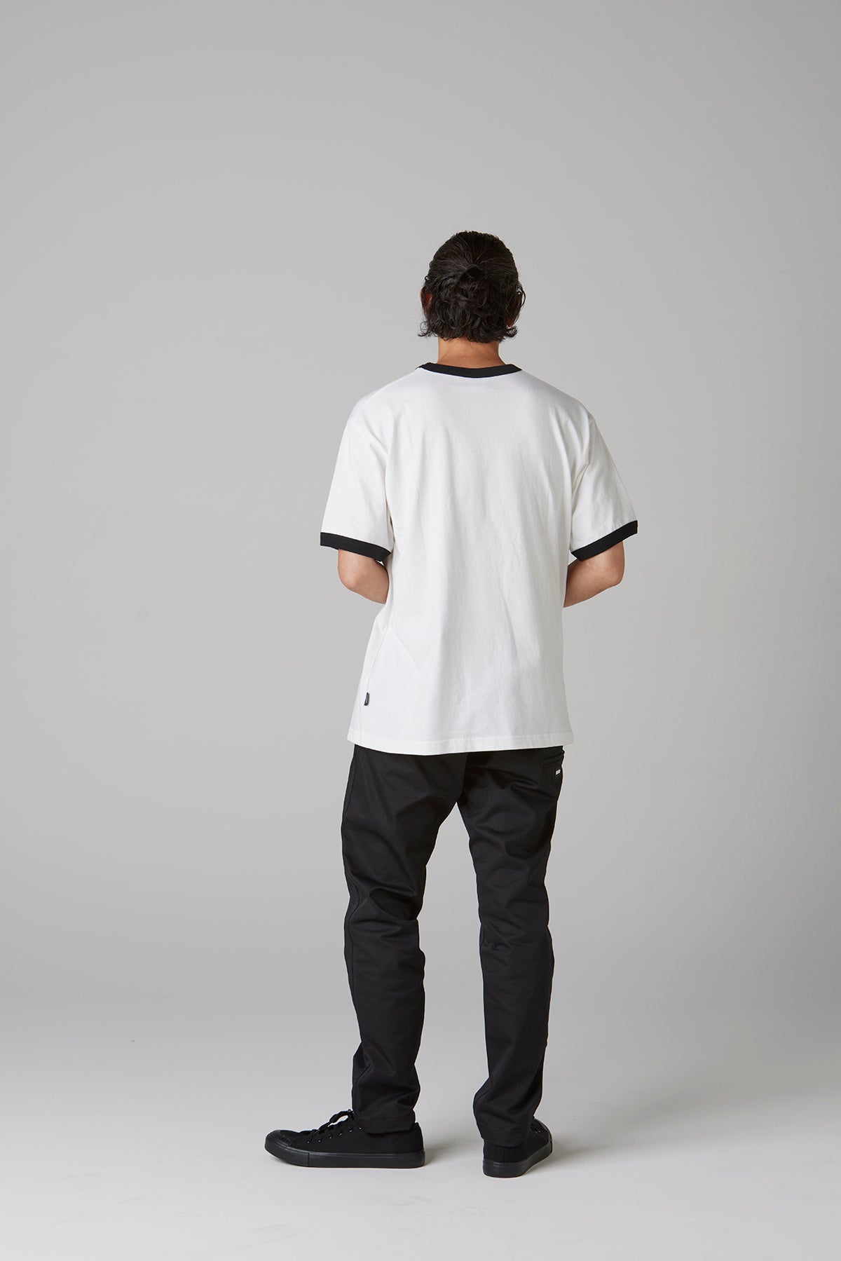 HEAVY DRY COTTON RINGER TEE -Champ-