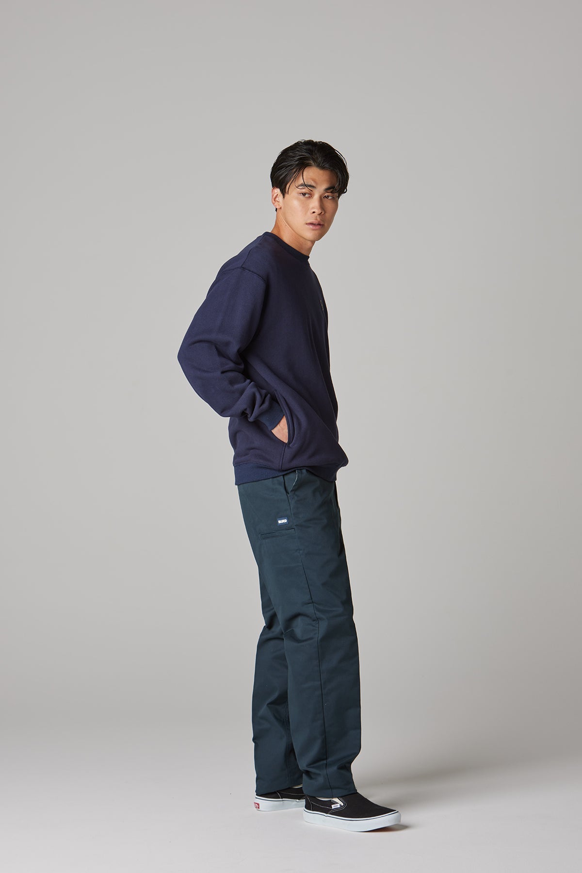 HEAVY PILE  SWEATSHIRTS -EMB-