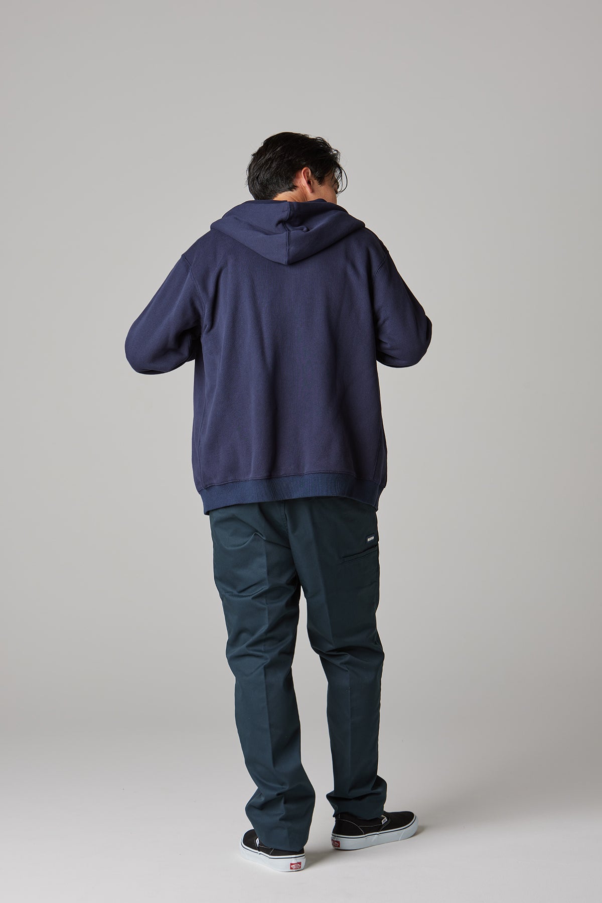 HEAVY PILE  SWEAT ZIP HOODIE -EMB-