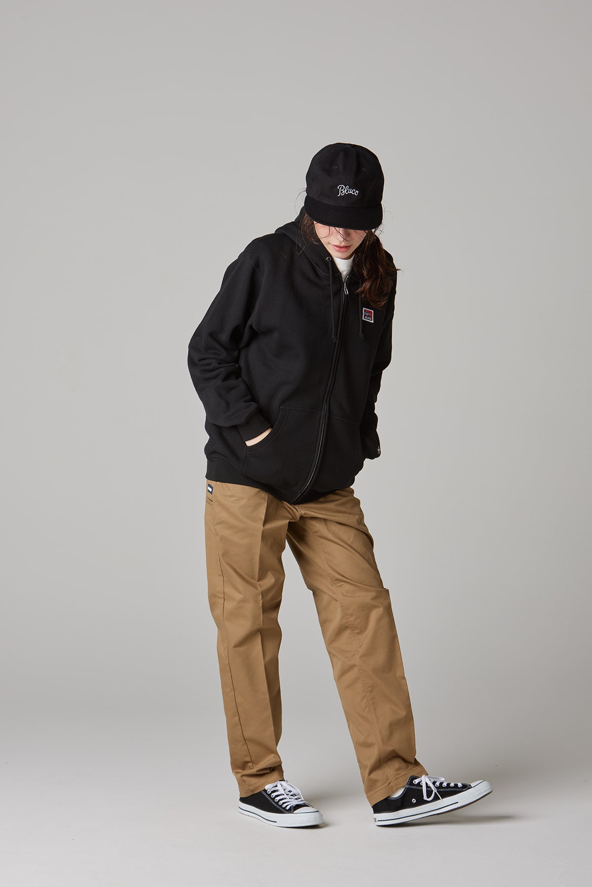 HEAVY PILE  SWEAT ZIP HOODIE -Diffrence-