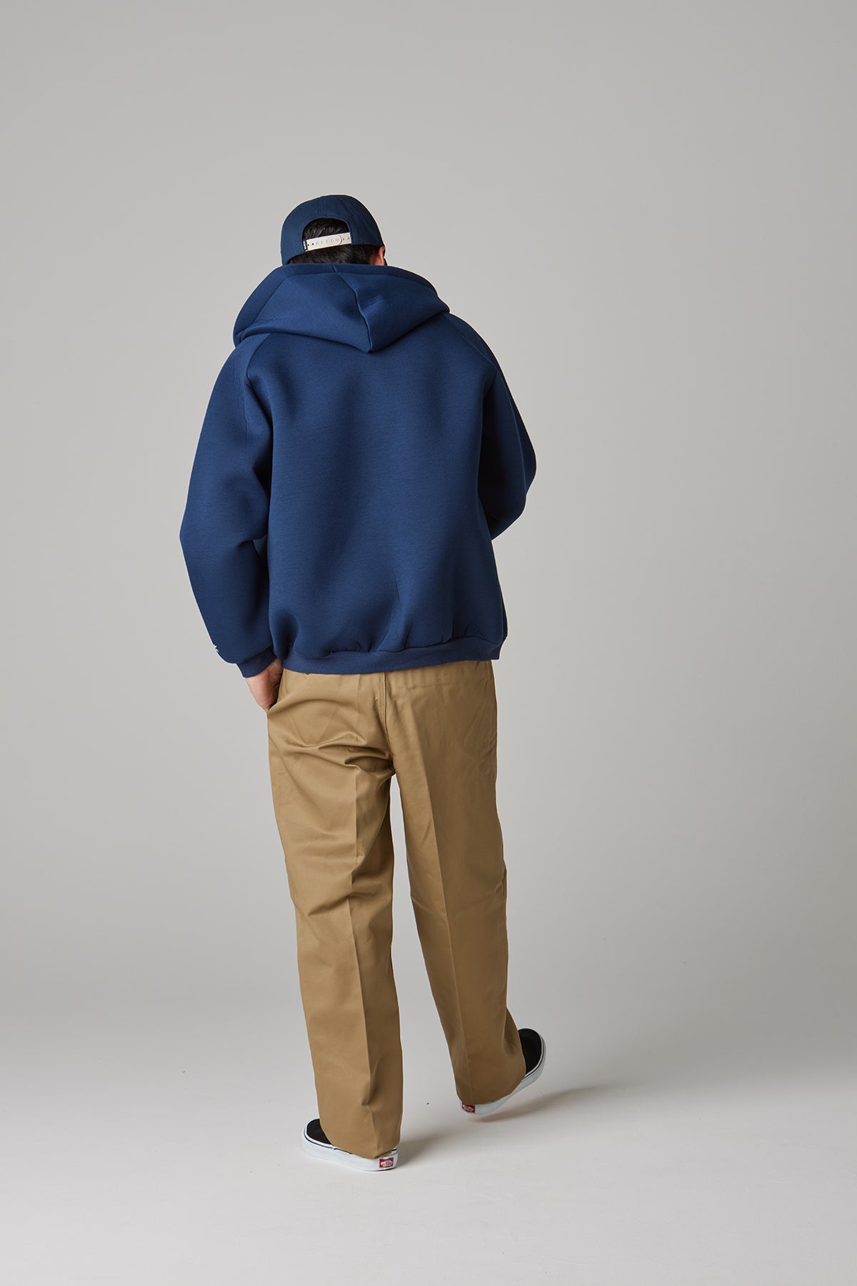 BONDING KNIT ZIP HOODIE