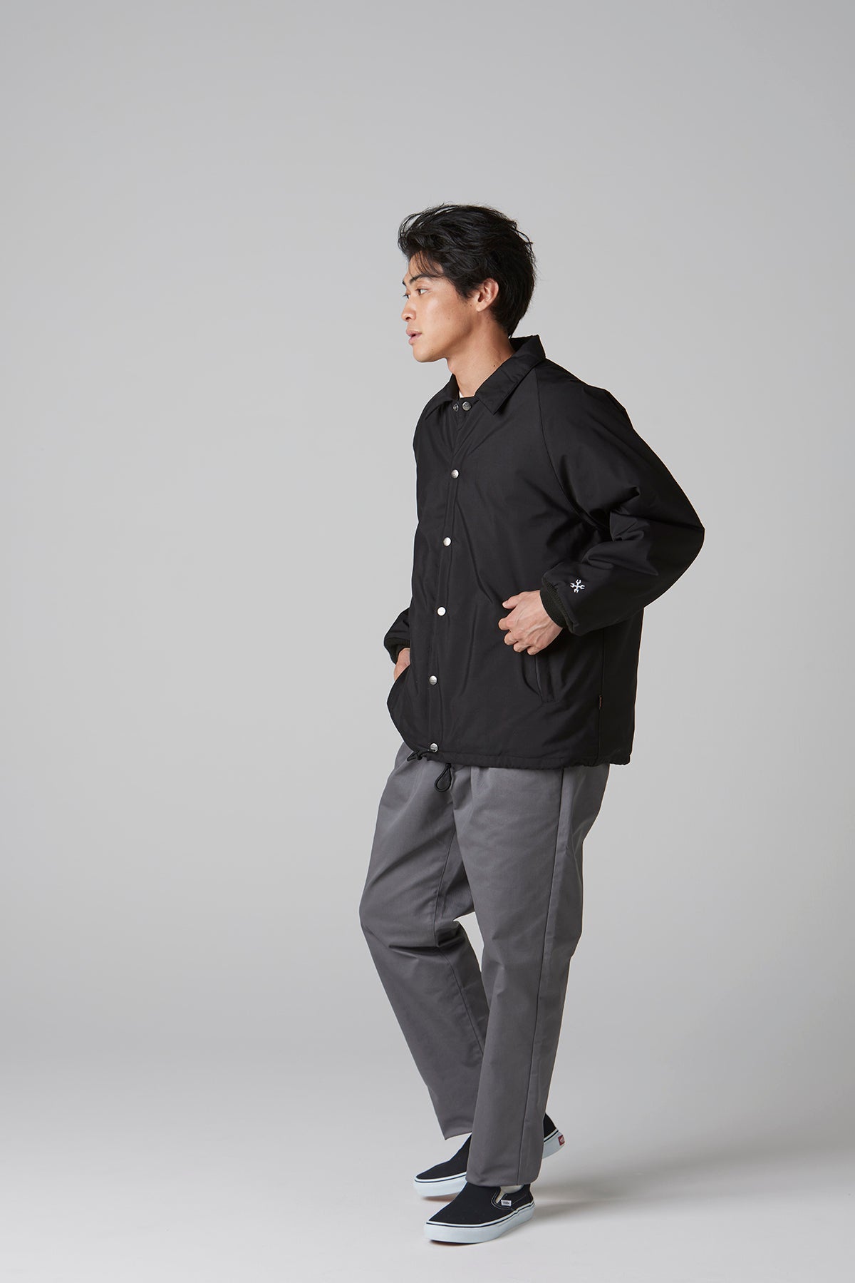 T/C COACH JACKET -QUILTING LINING-