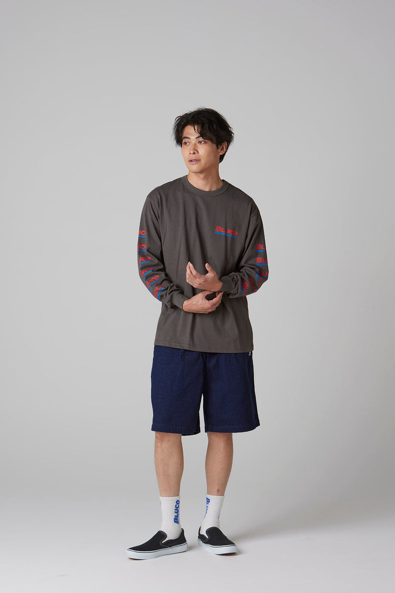 PRINT L/S TEE -BWG-