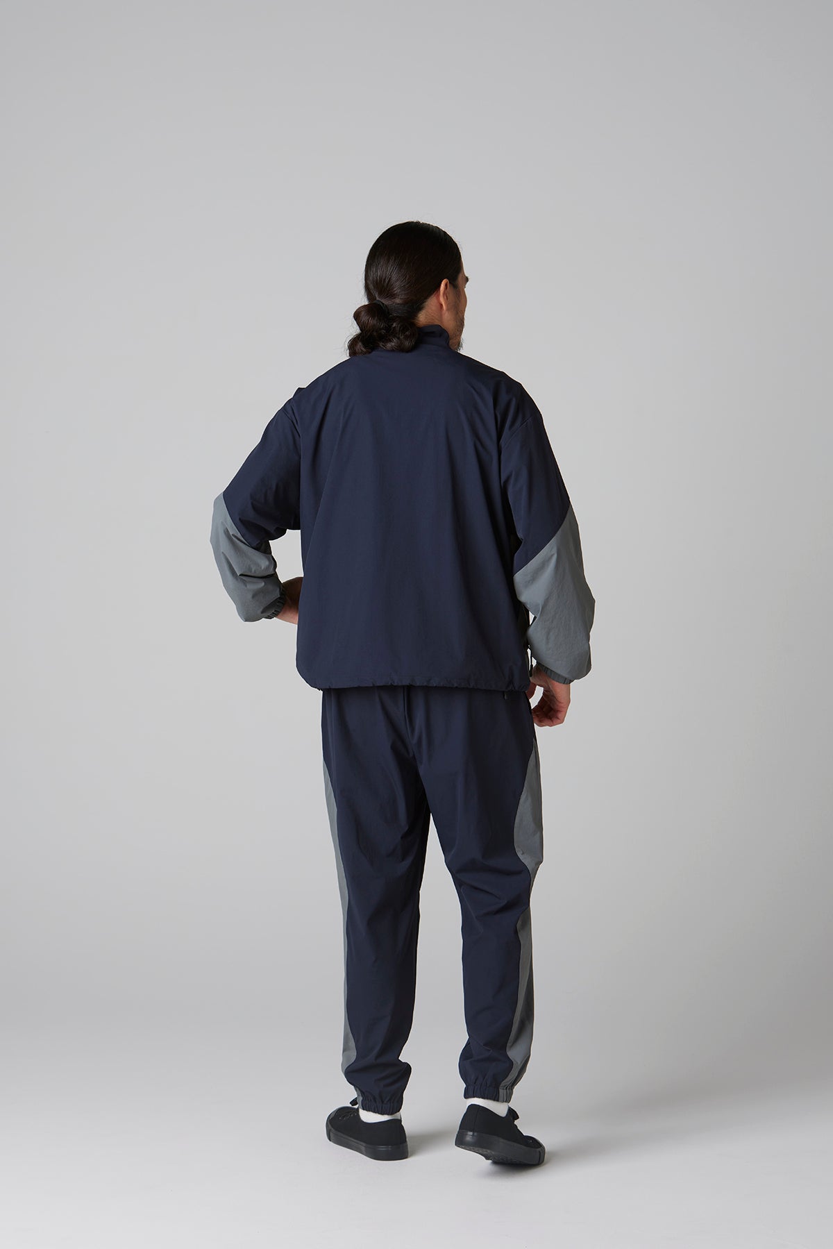 STRETCH TRACK JACKET -COMBINATION-