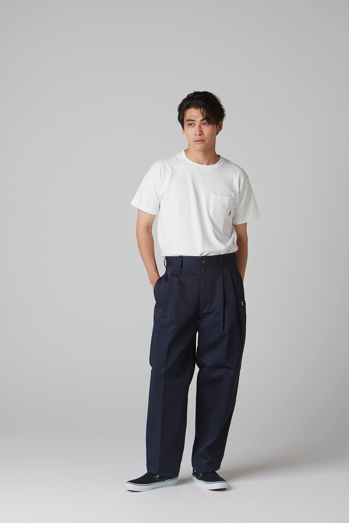 2-TUCK WORK PANTS