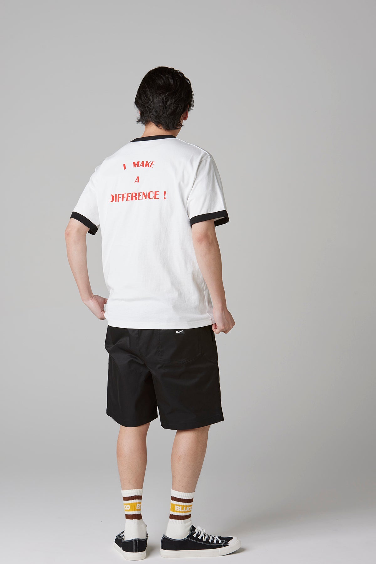 PRINT RINGER TEE -Diff-