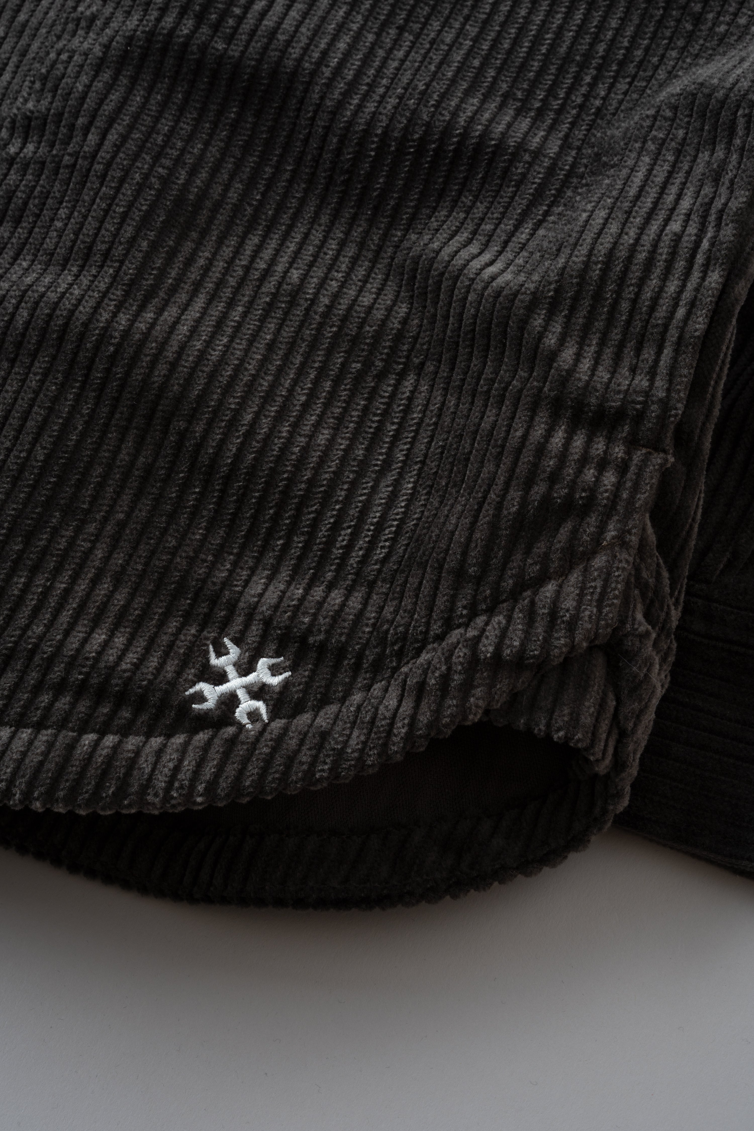 CORDUROY HOODED SHIRT