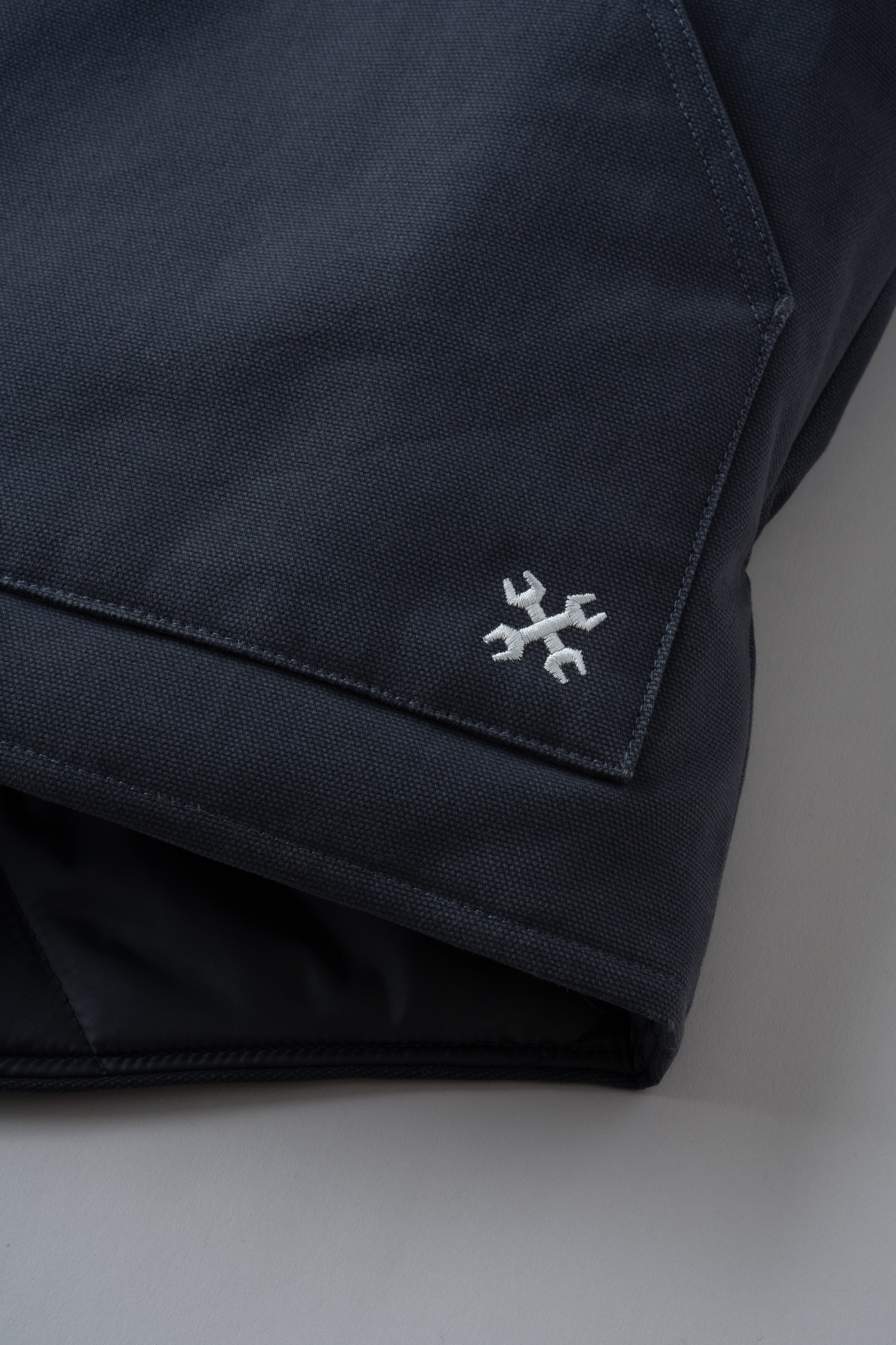 RIB COLLAR DUCK VEST