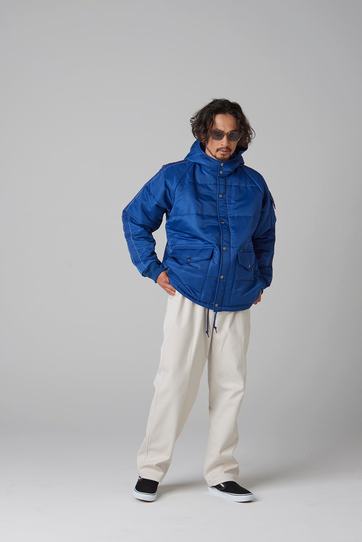 HOODED RACING JACKET