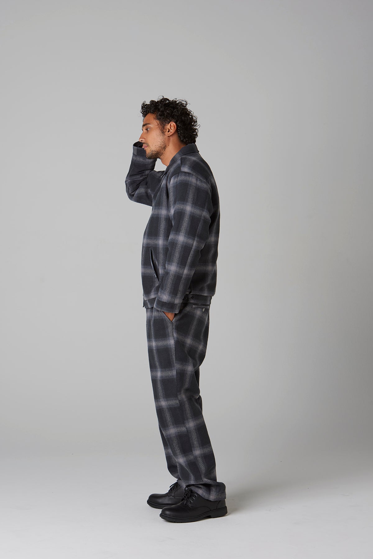 OMBRE CHECK WINTER WORK JACKET