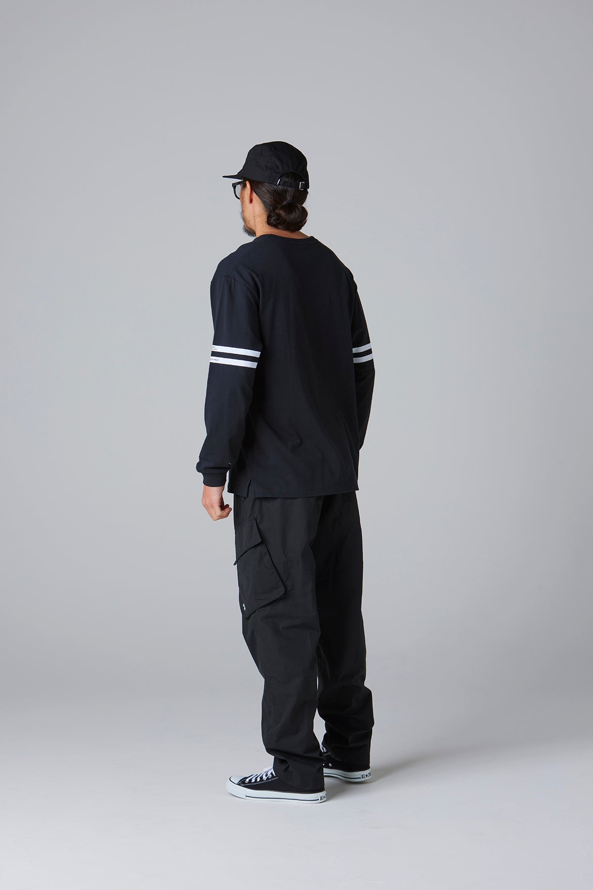 ドライコットン ポケットTシャツ L/S -Line-