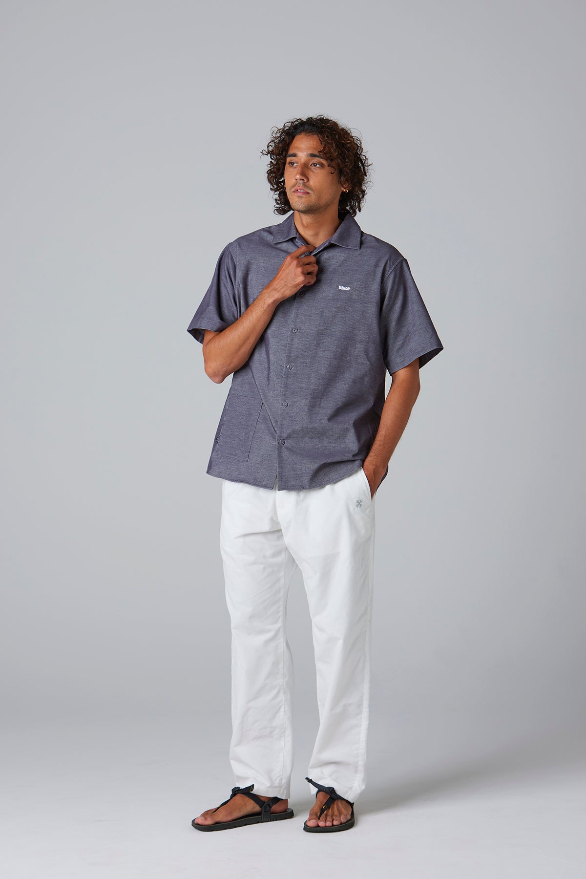 ストレッチ サマーコールシャツ S/S