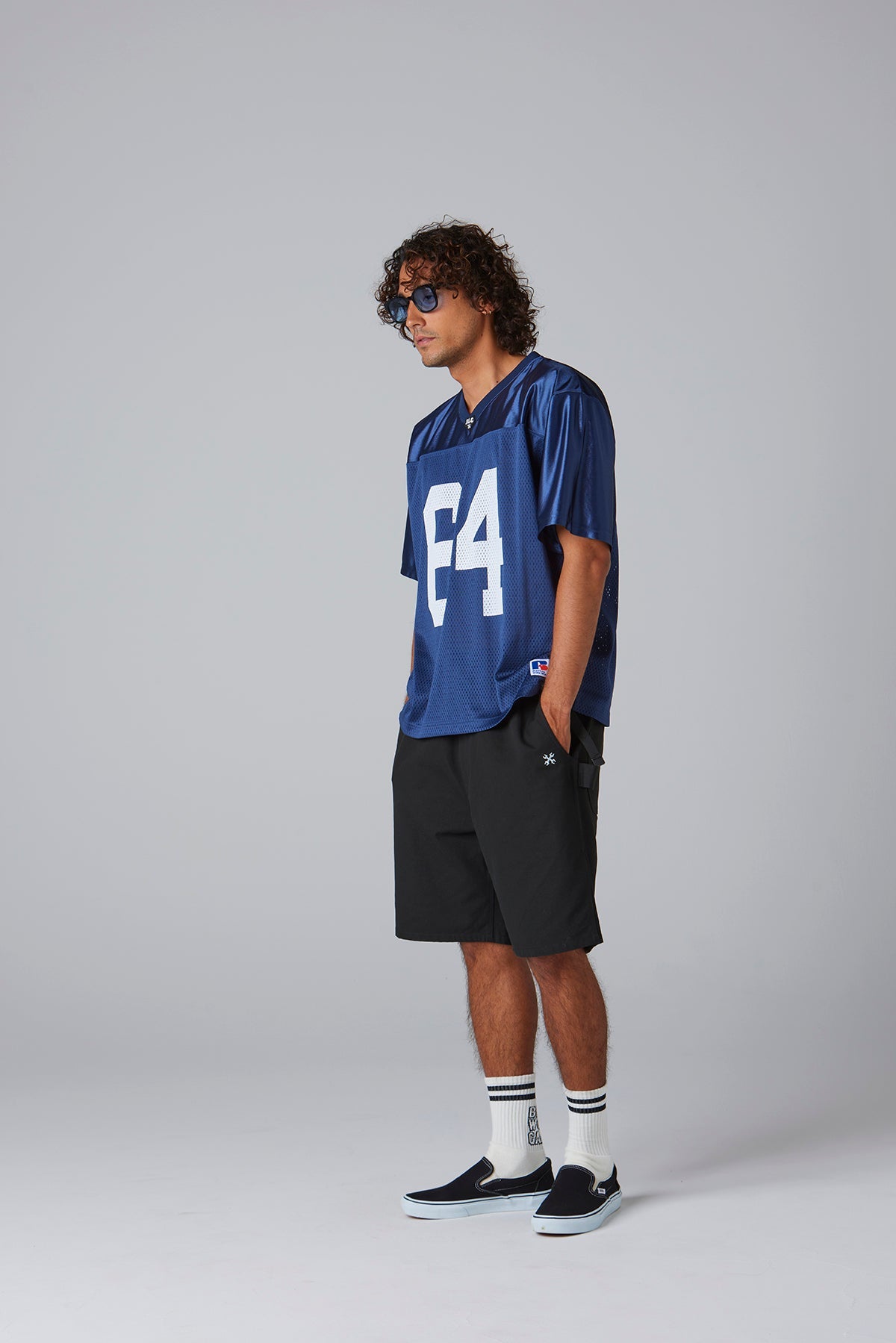 メッシュフットボールTシャツ