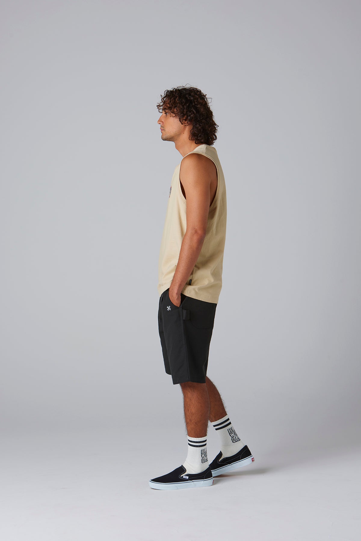 (DOGTOWN×BLUCO) ワンポイントタンクトップ