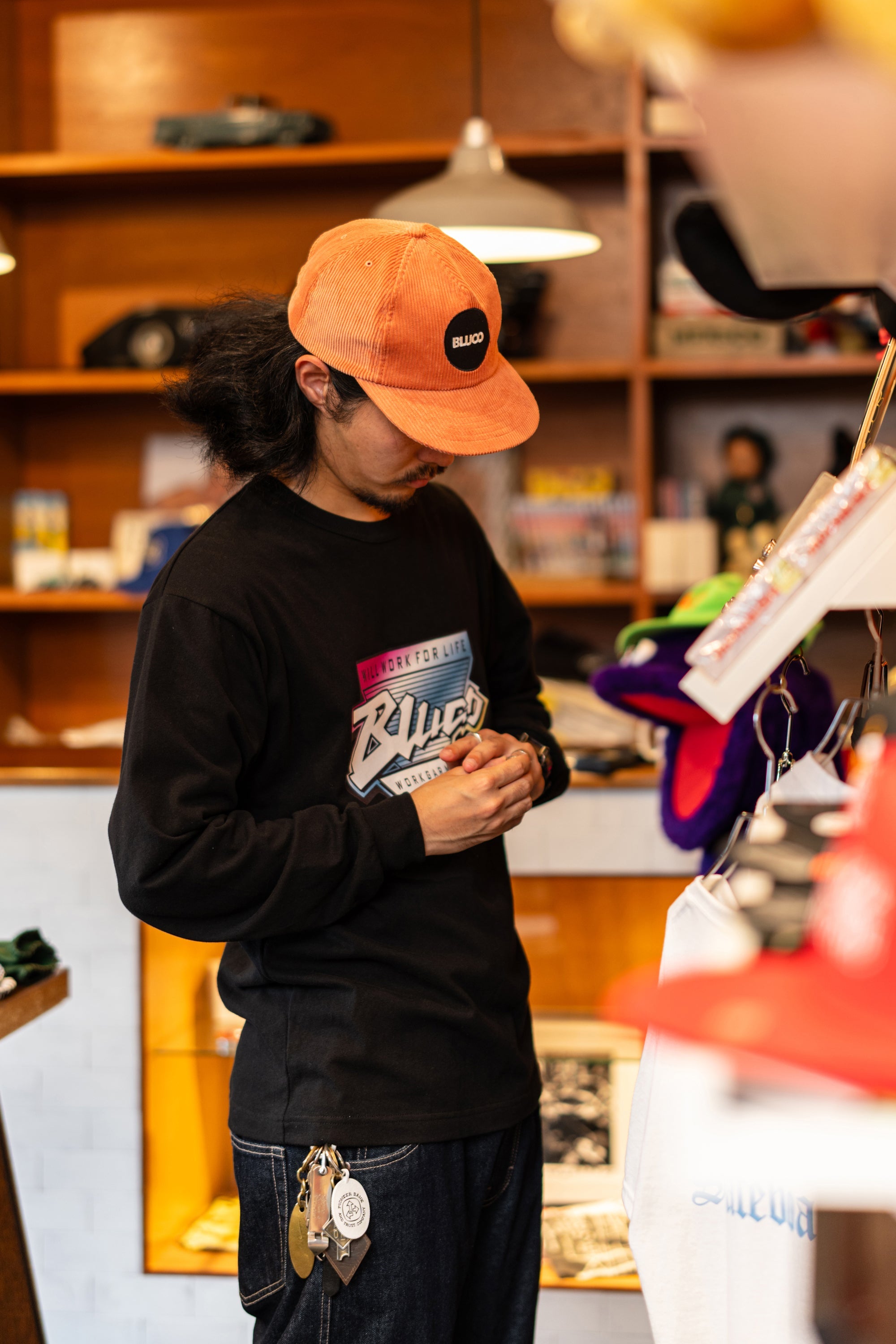 プリント L/S Tシャツ -Try-