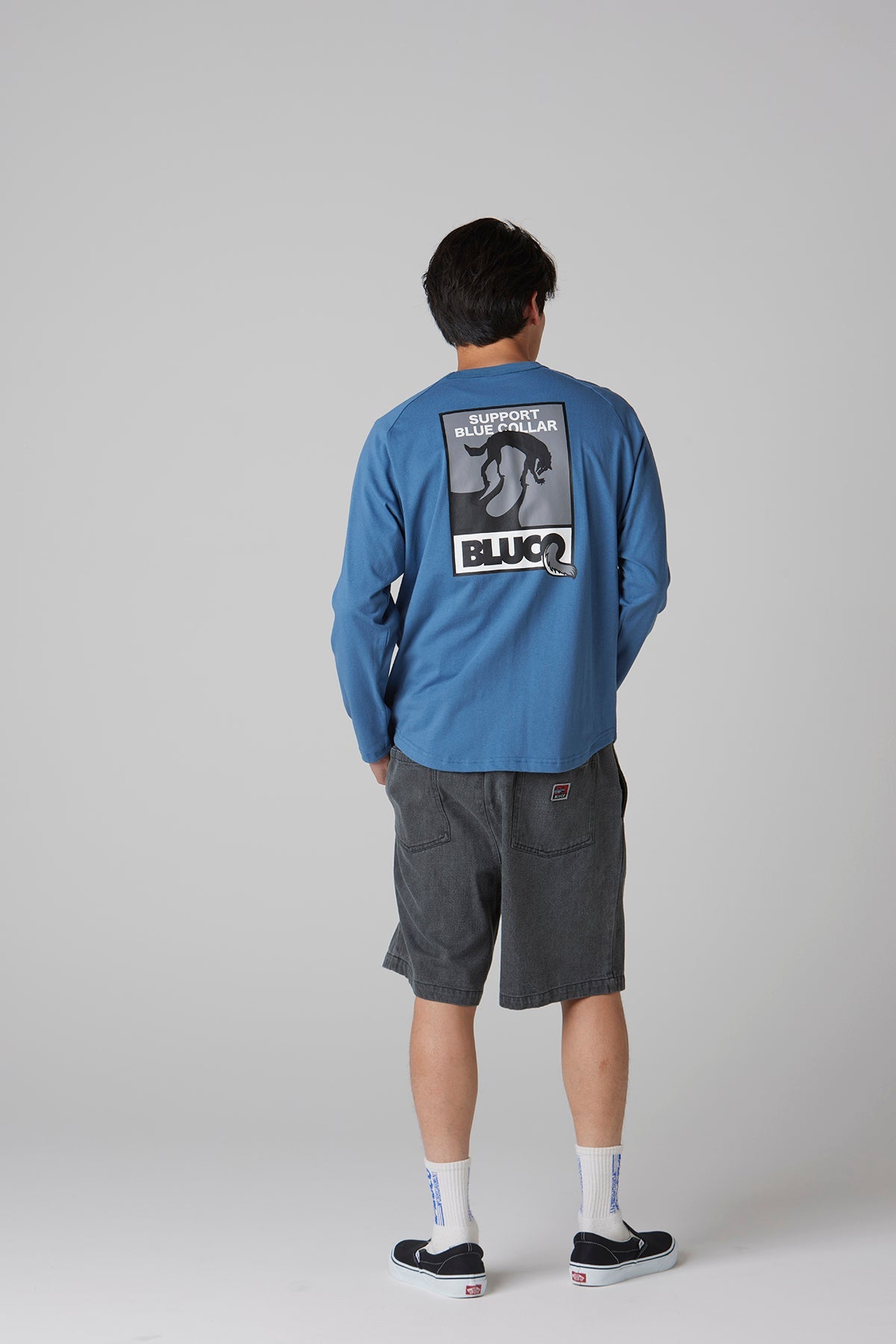 RAGLAN L/S TEE -Wolf-