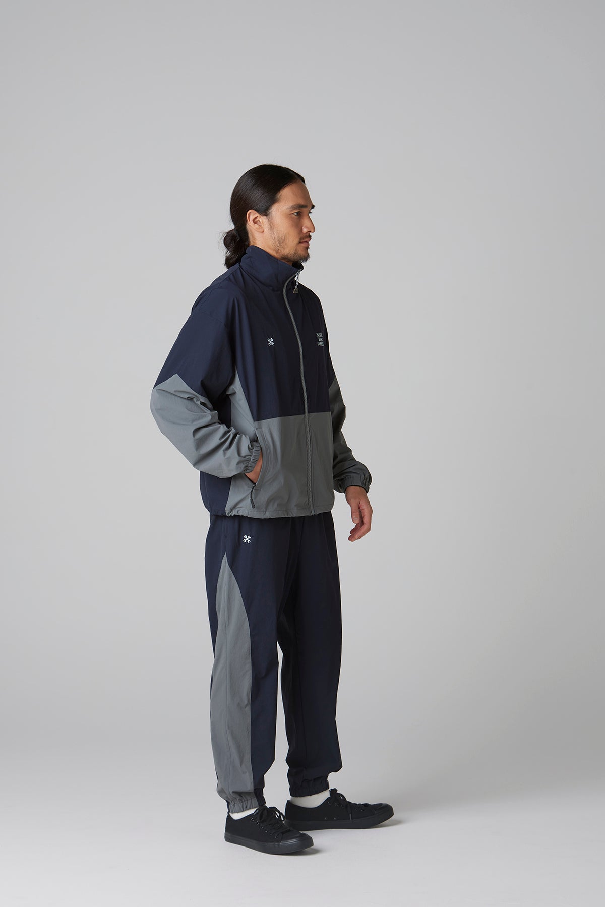 STRETCH TRACK JACKET -COMBINATION-